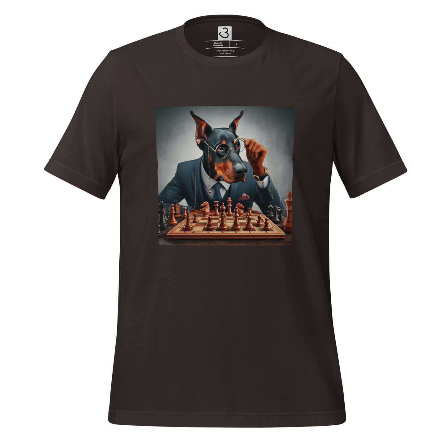 Camiseta Dóberman chess