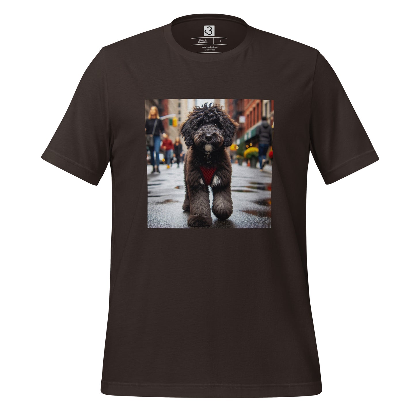 Camiseta water dog walking