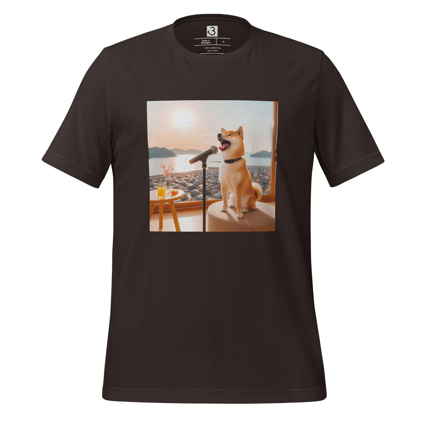 Camiseta shiba inu singer