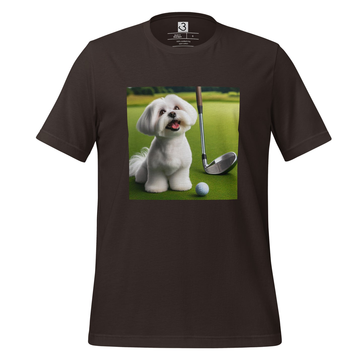 Camiseta bichón maltés golf