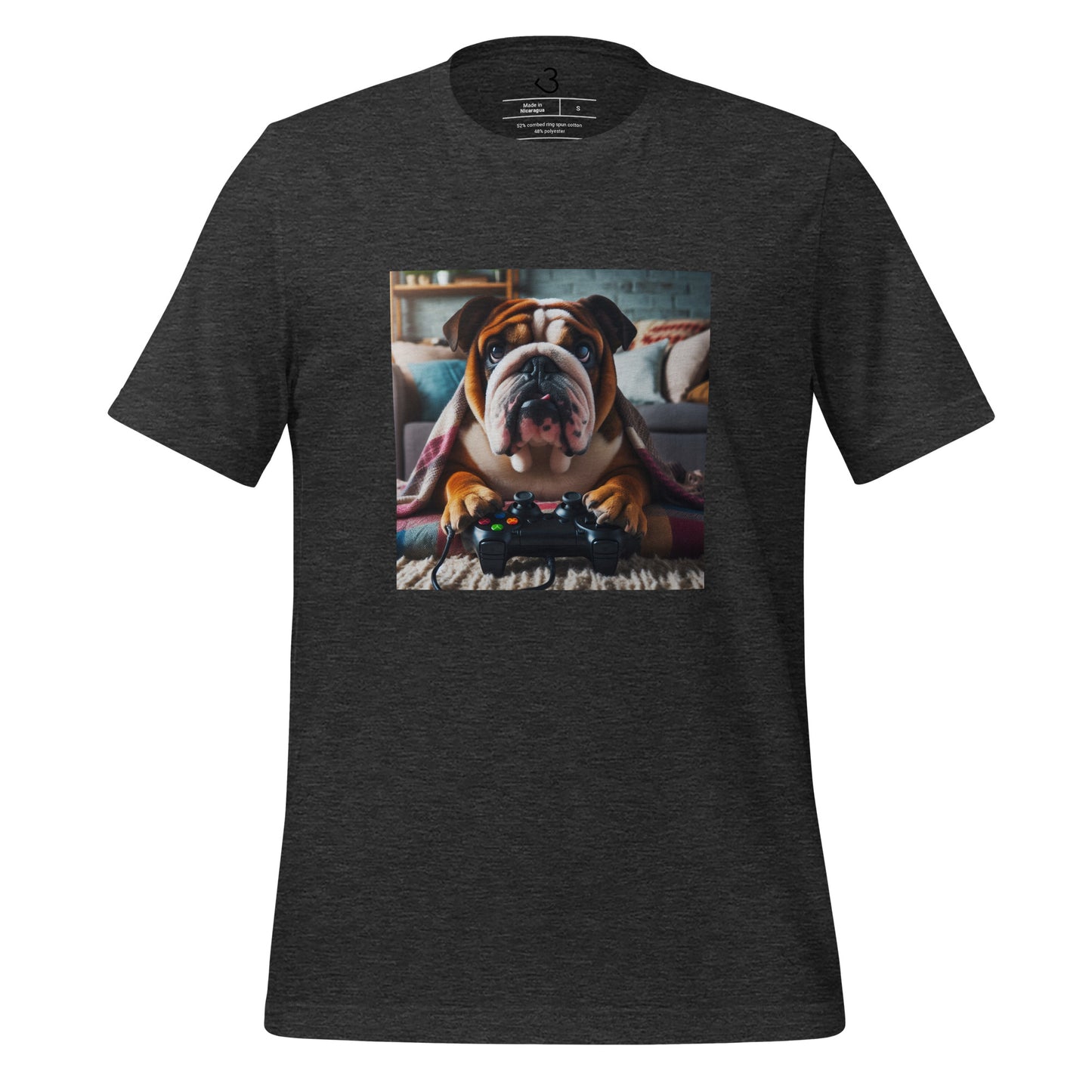 Camiseta bulldog gamer