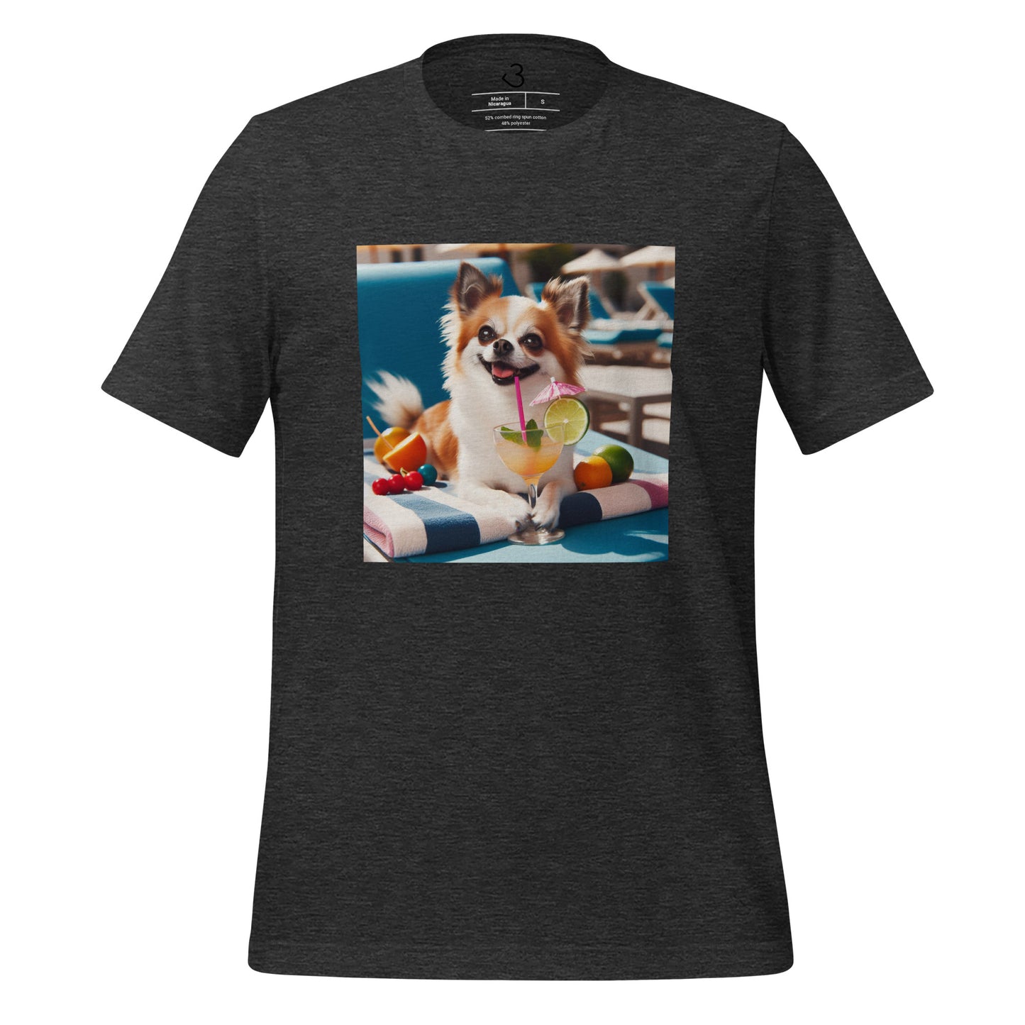 Camiseta chihuahua cocktail