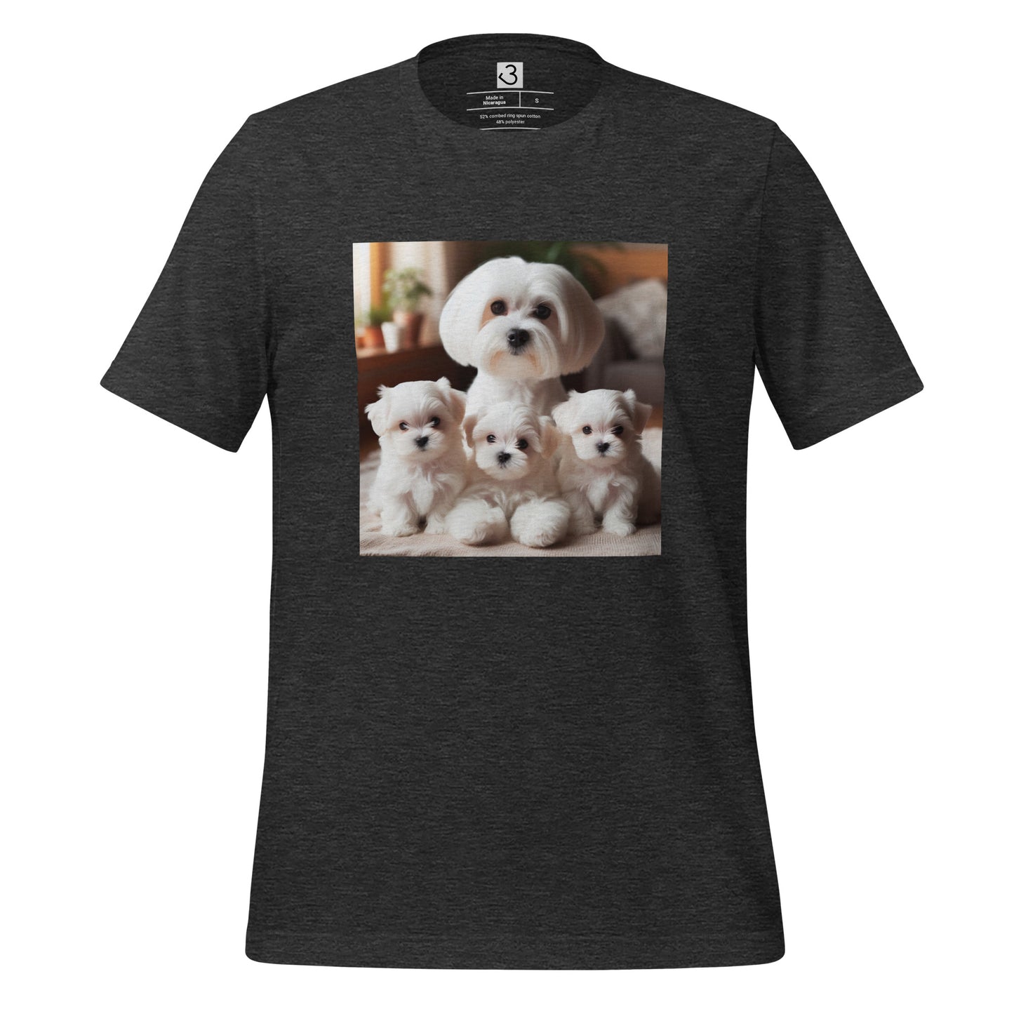 Camiseta bichón maltés family