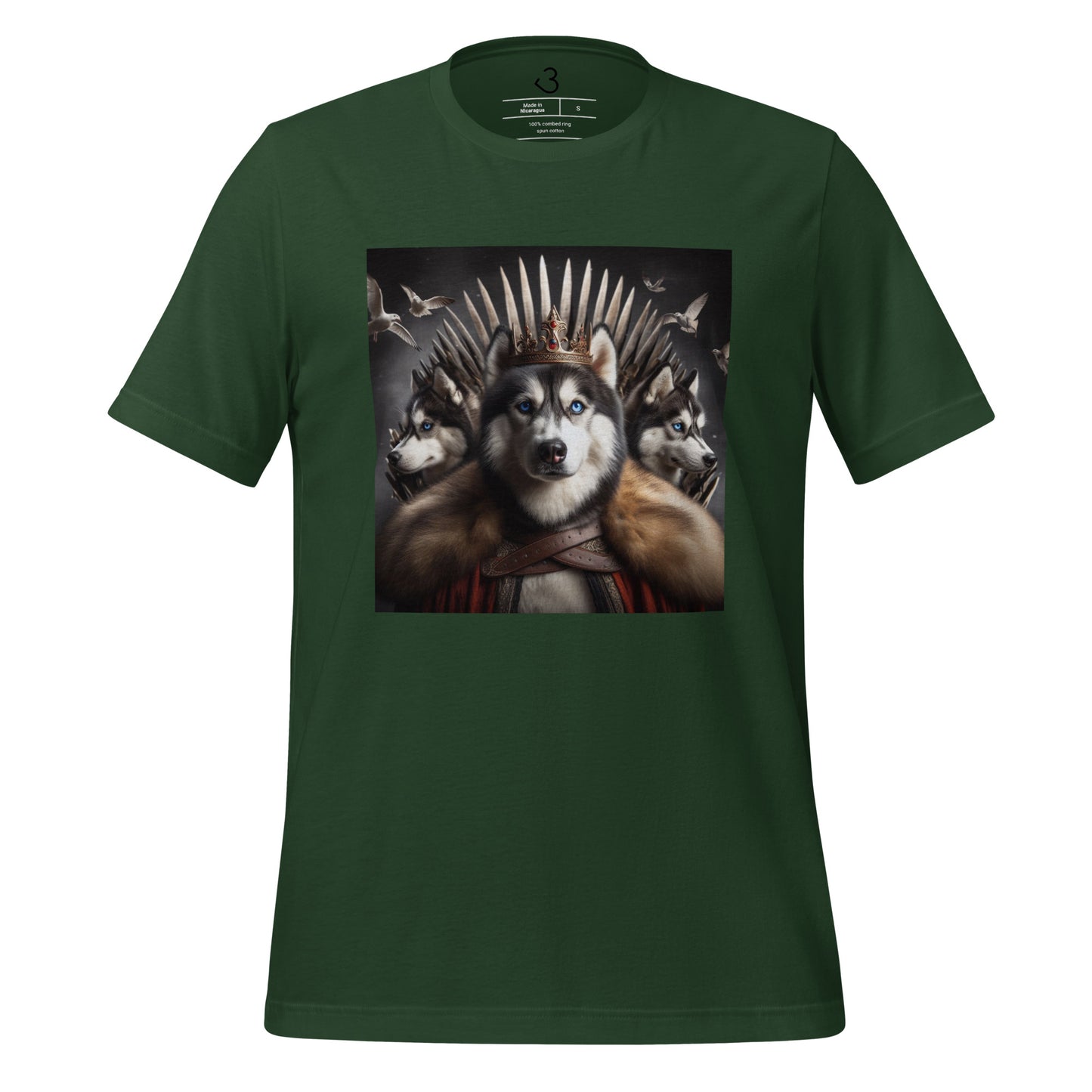 Camiseta husky trono