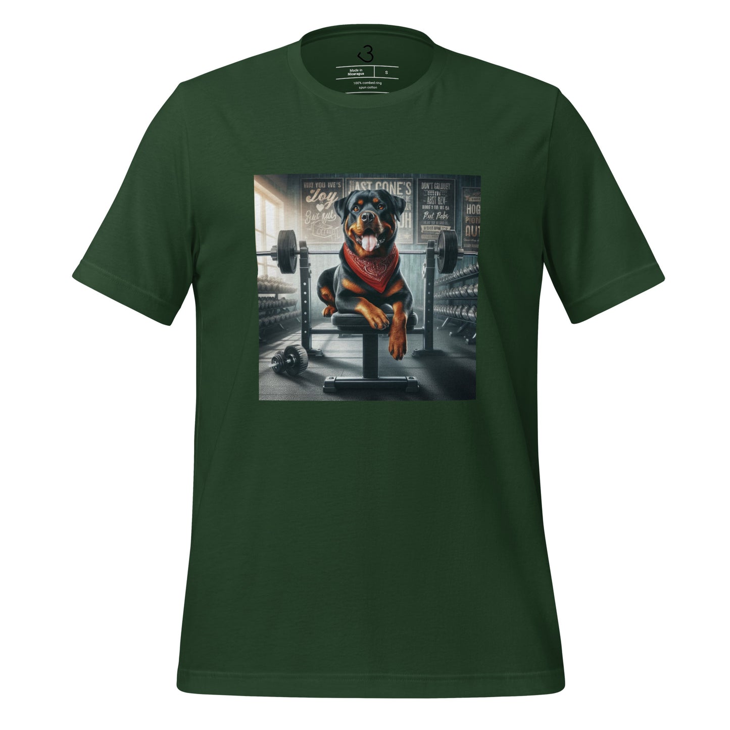 Camiseta rottweiler gym