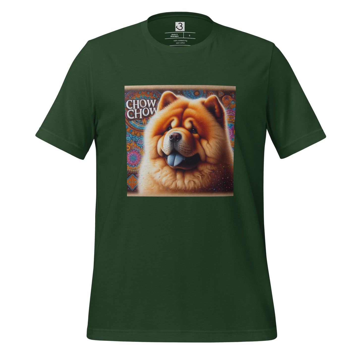 Camiseta chow chow color