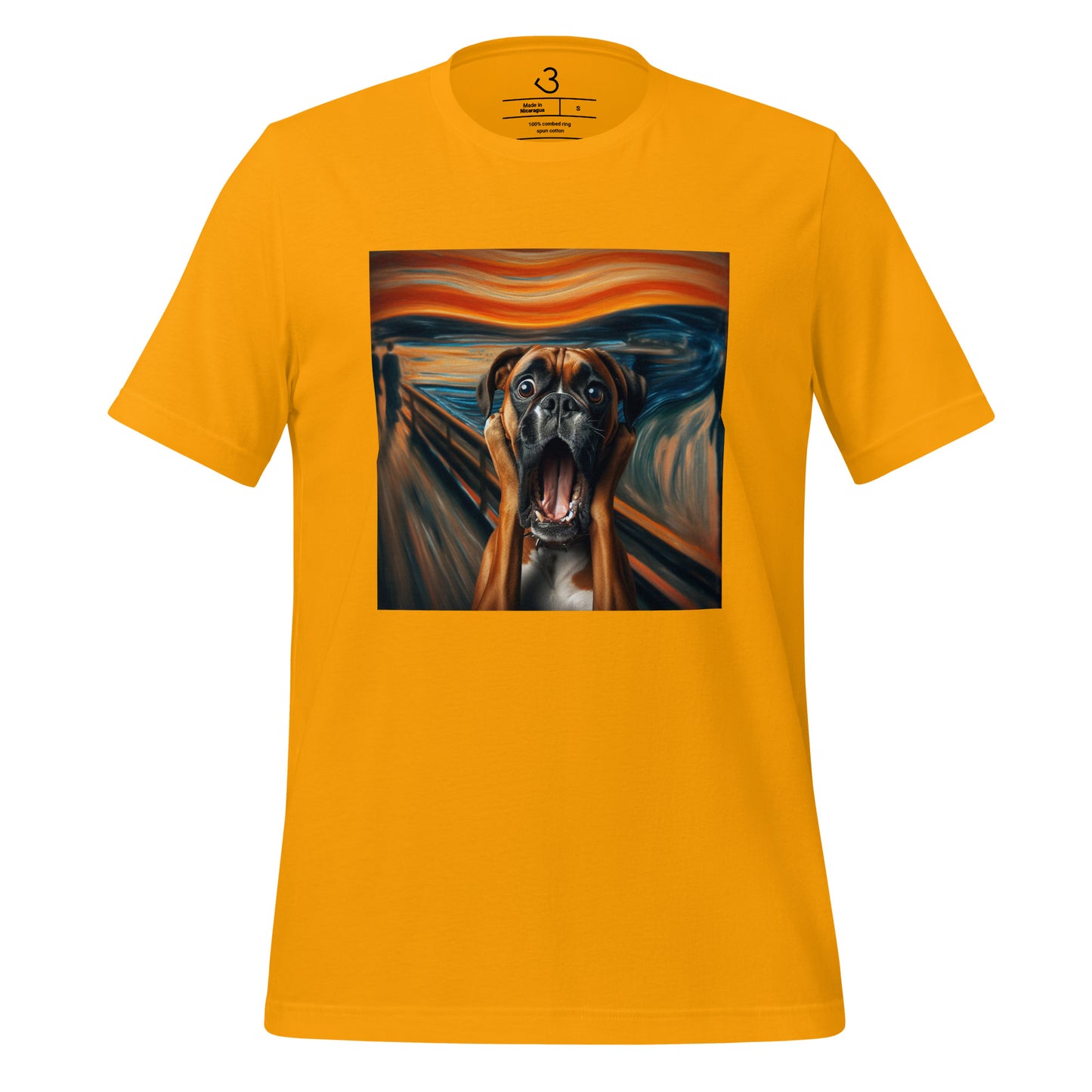 Camiseta bóxer grito