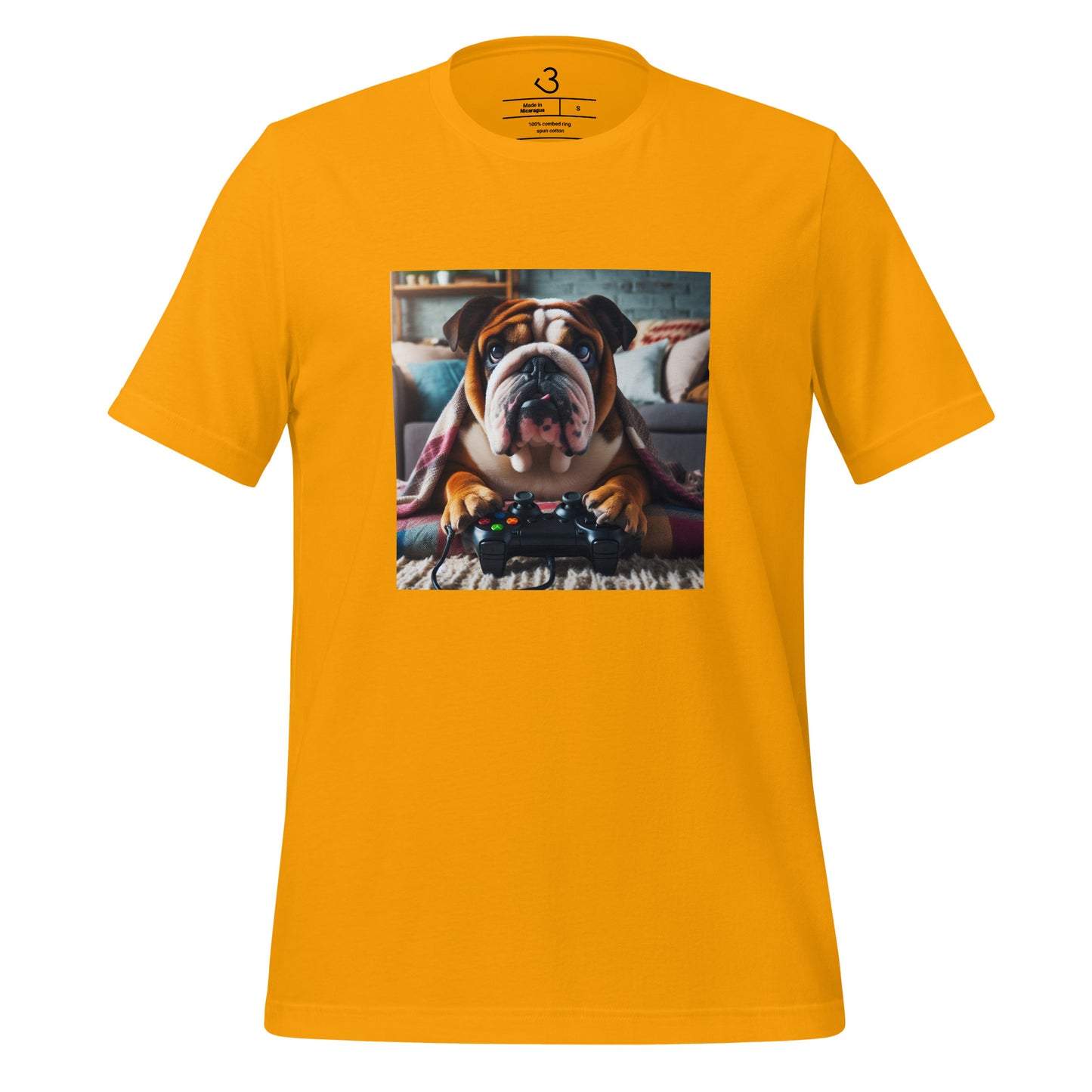 Camiseta bulldog gamer