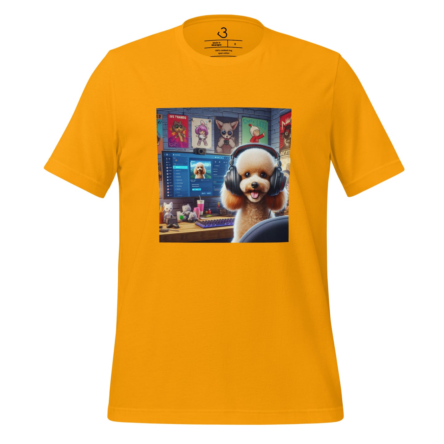 Camiseta caniche streamer