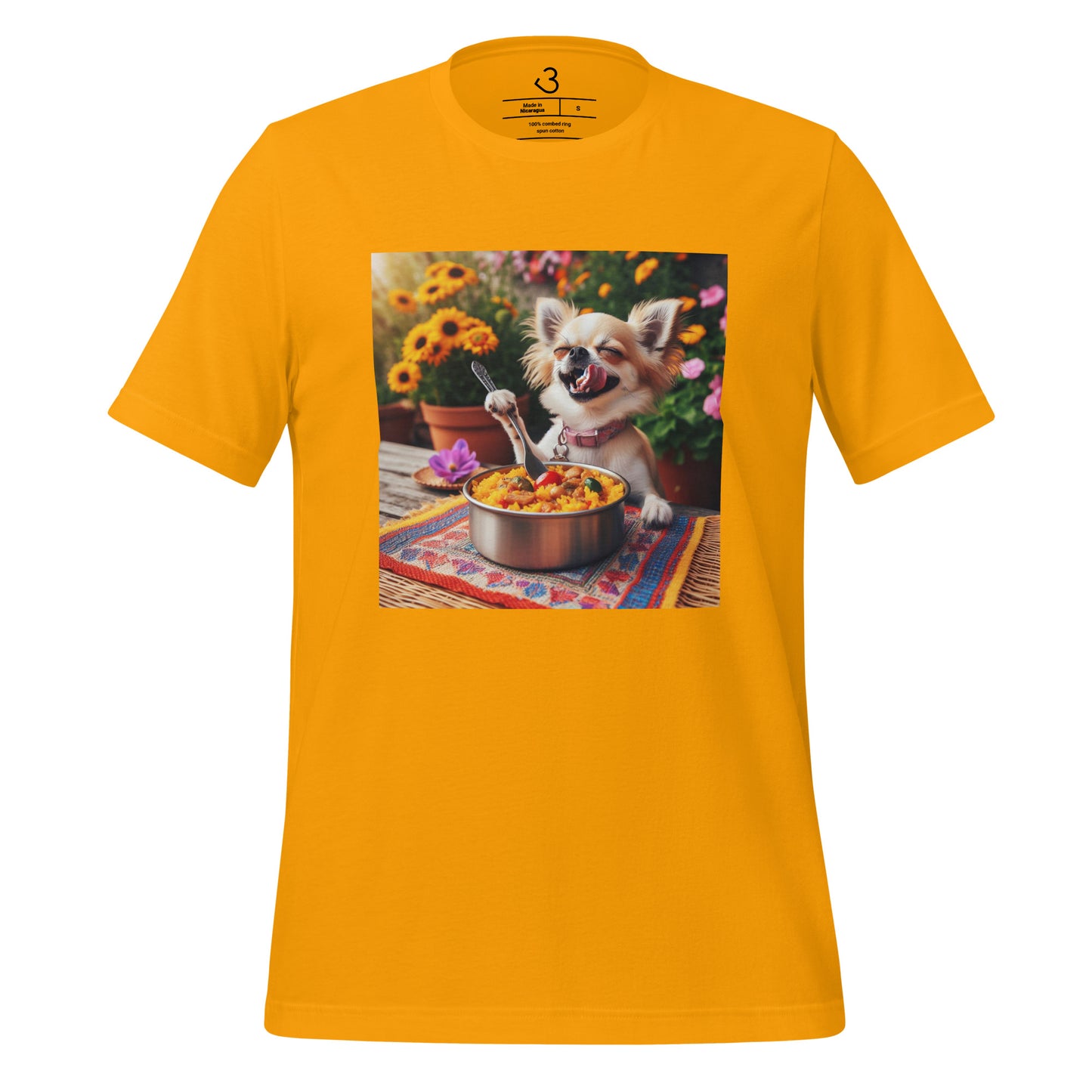 Camiseta chihuahua paella