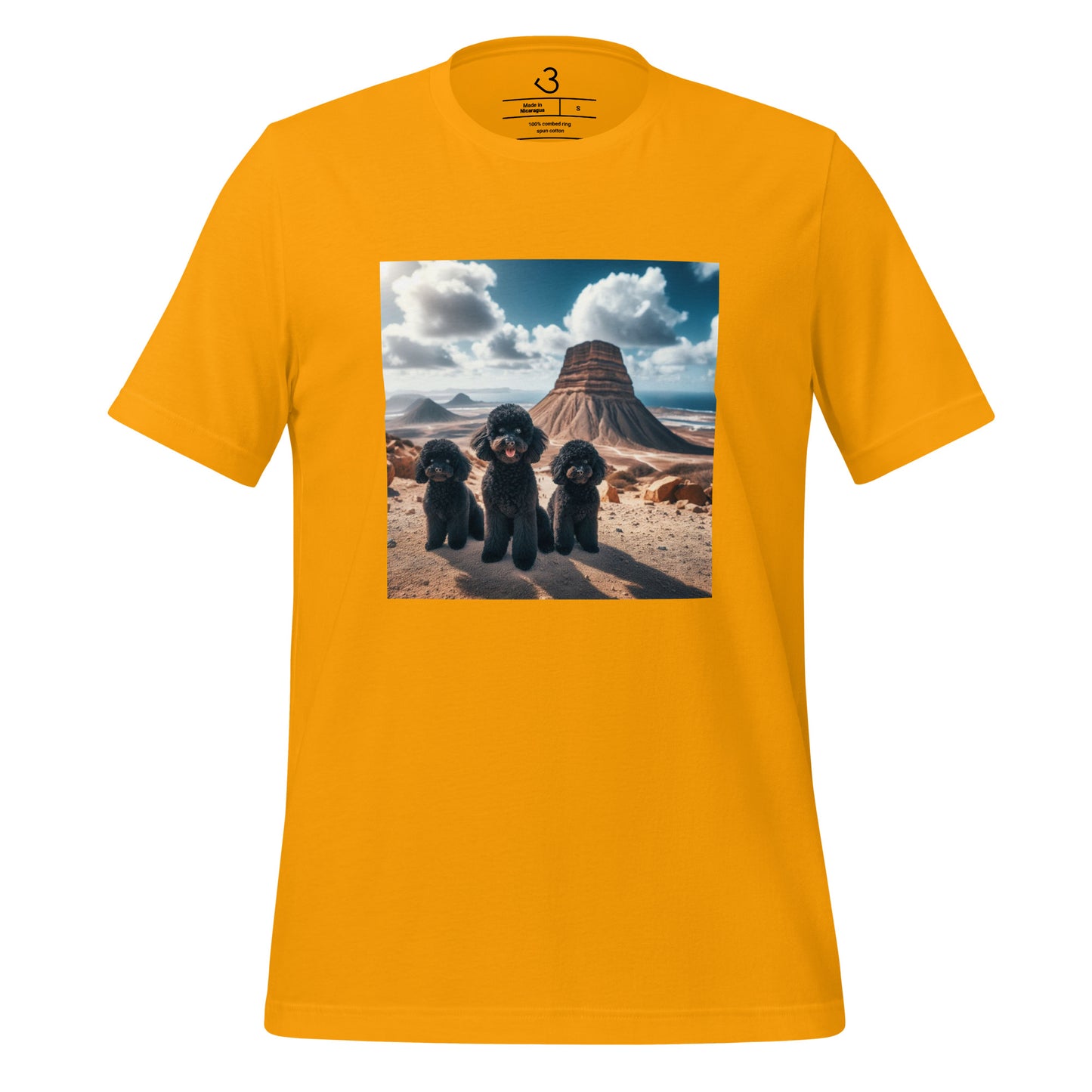 Camiseta caniche three