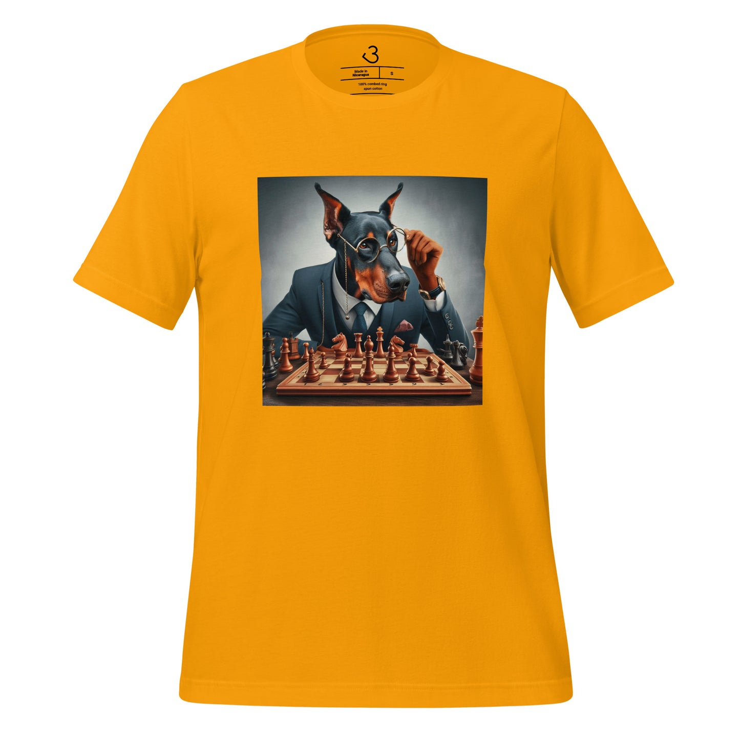 Camiseta Dóberman chess