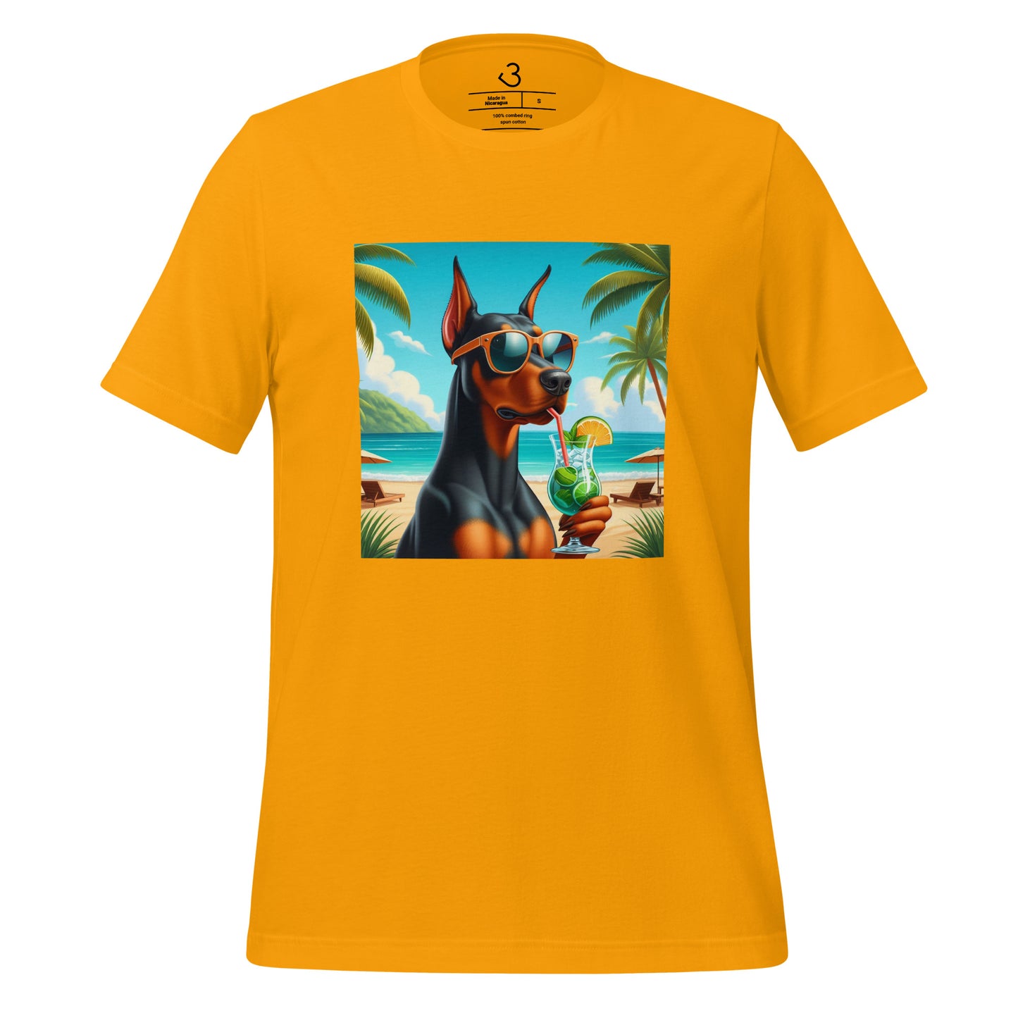 Camiseta Dóberman caribe