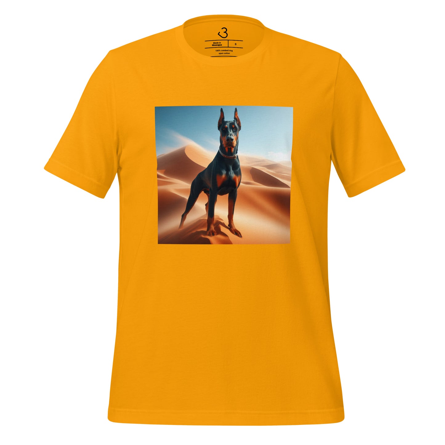 Camiseta Dóberman sand