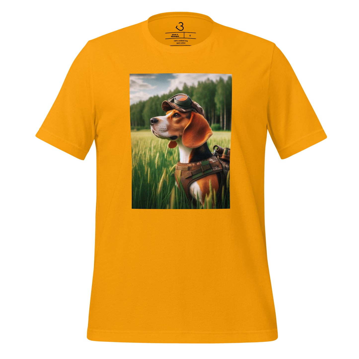 Camiseta beagle cazador