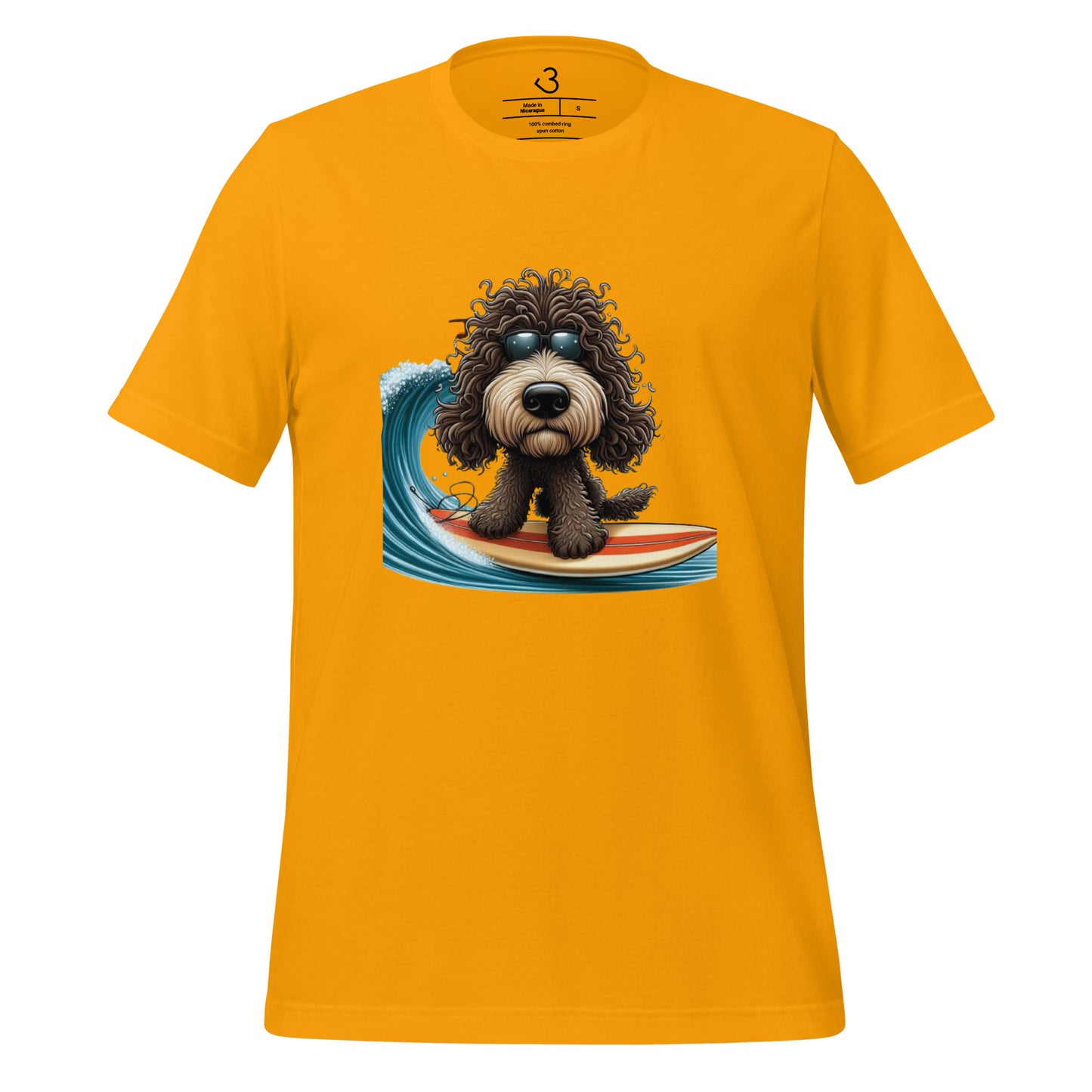 Camiseta water dog surfing