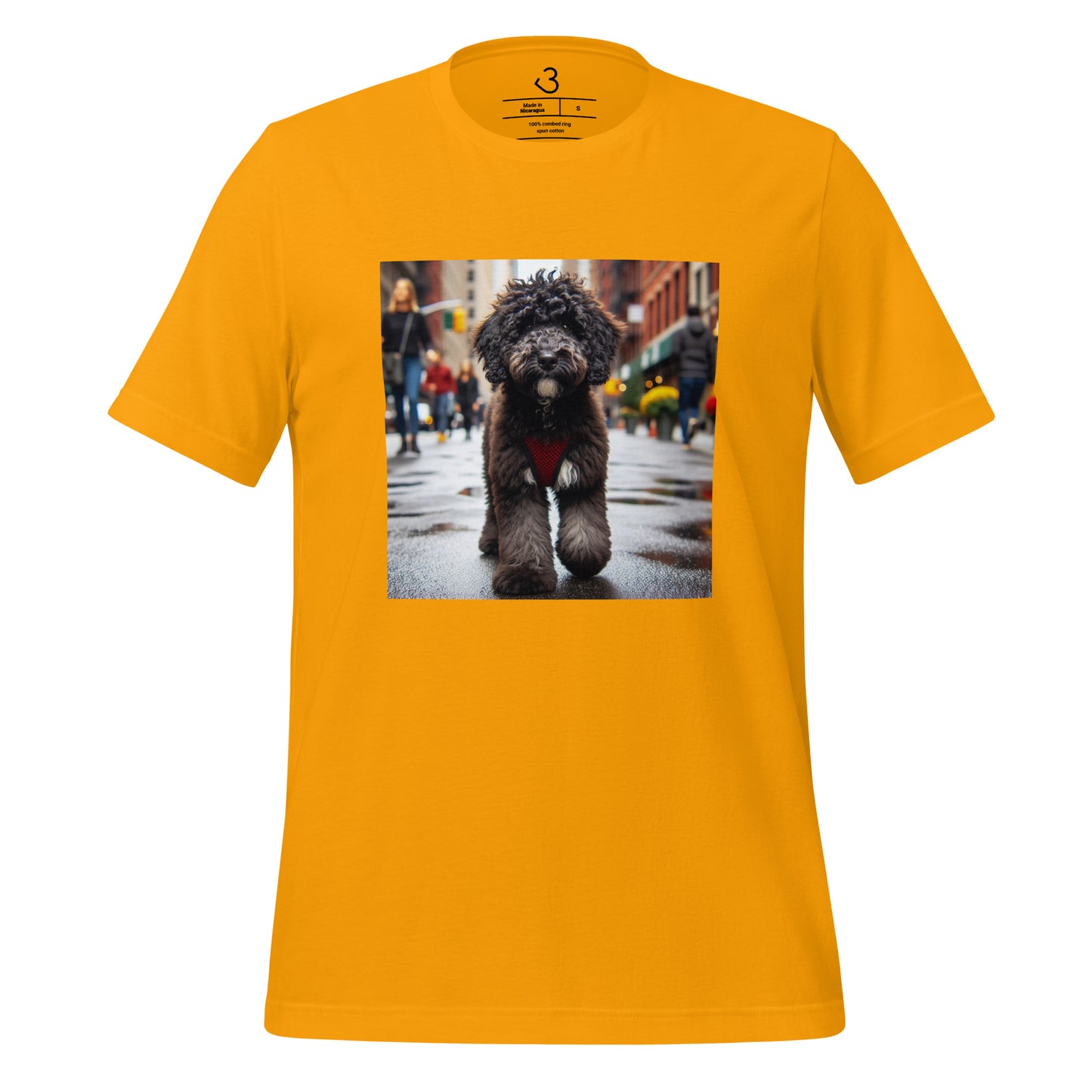 Camiseta water dog walking