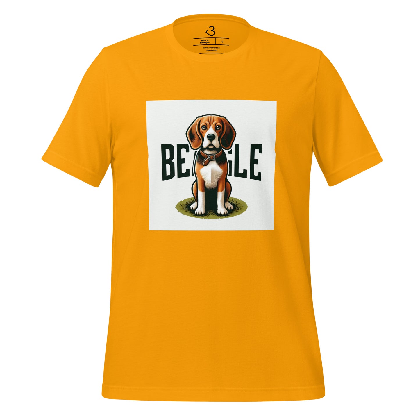 Camiseta beagle letras