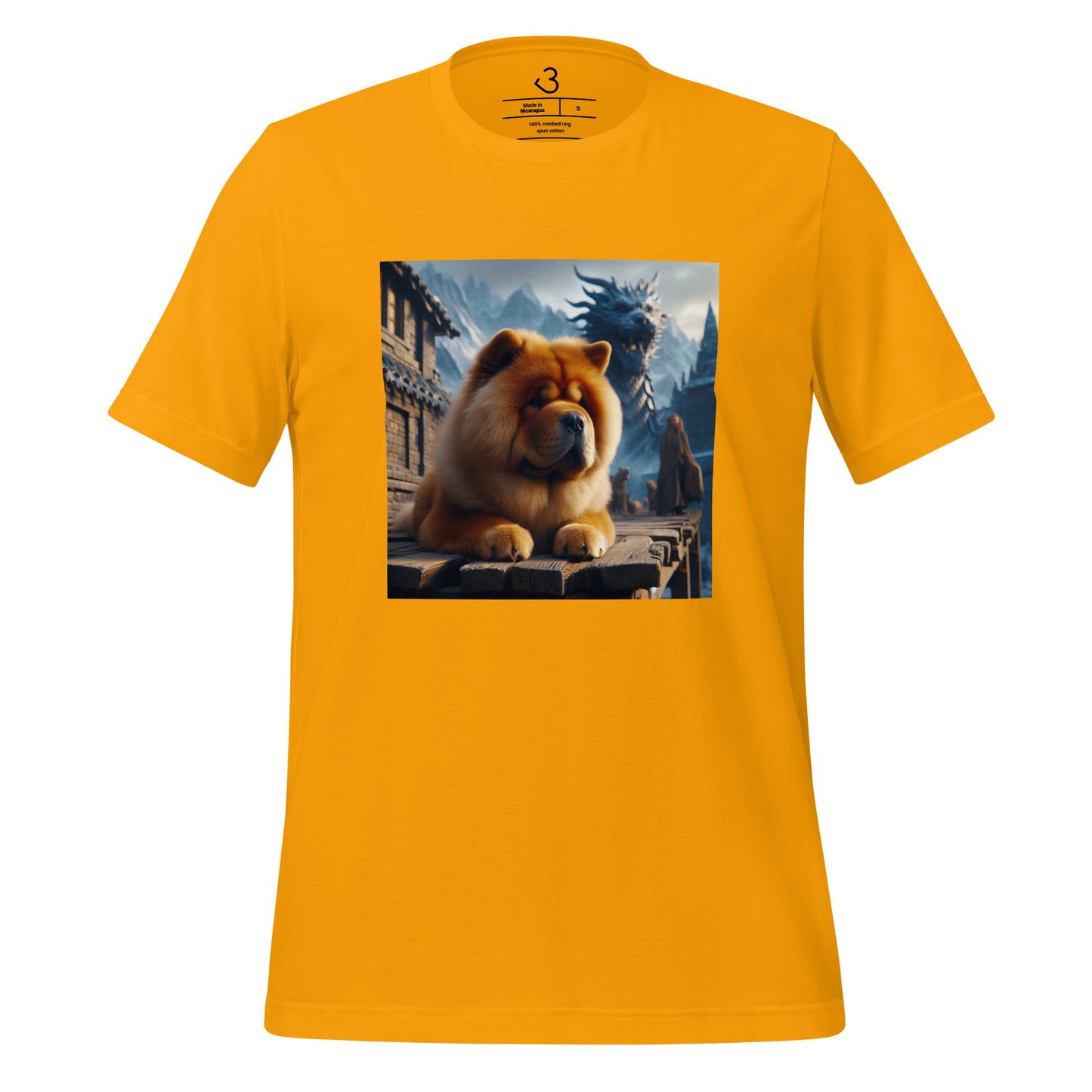 Camiseta chow chow dragon