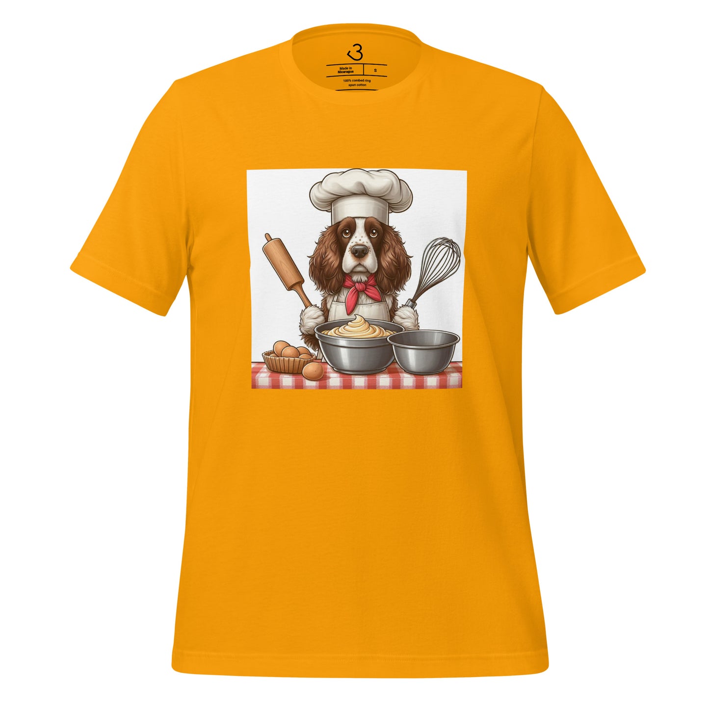 Camiseta cocker cocinero