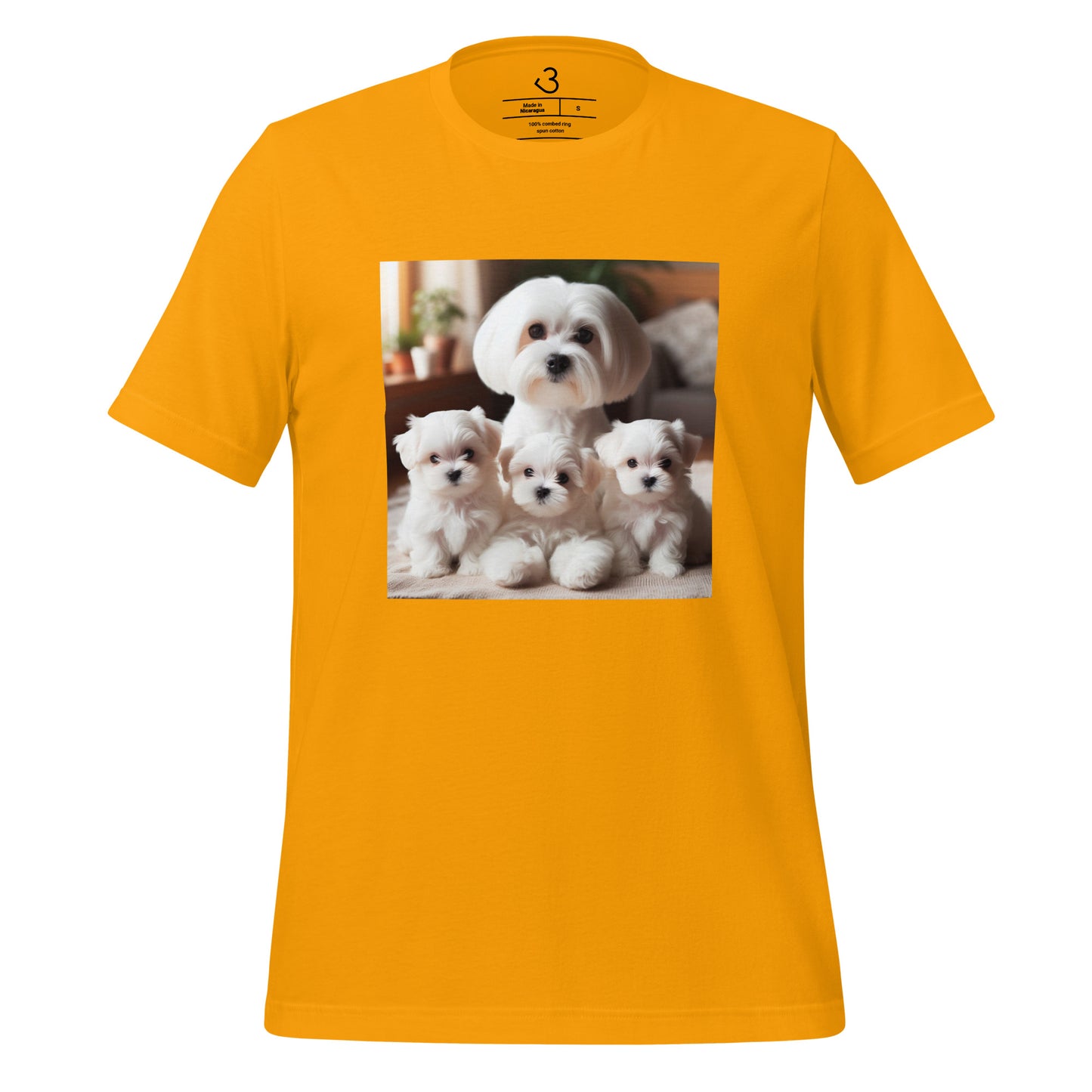 Camiseta bichón maltés family