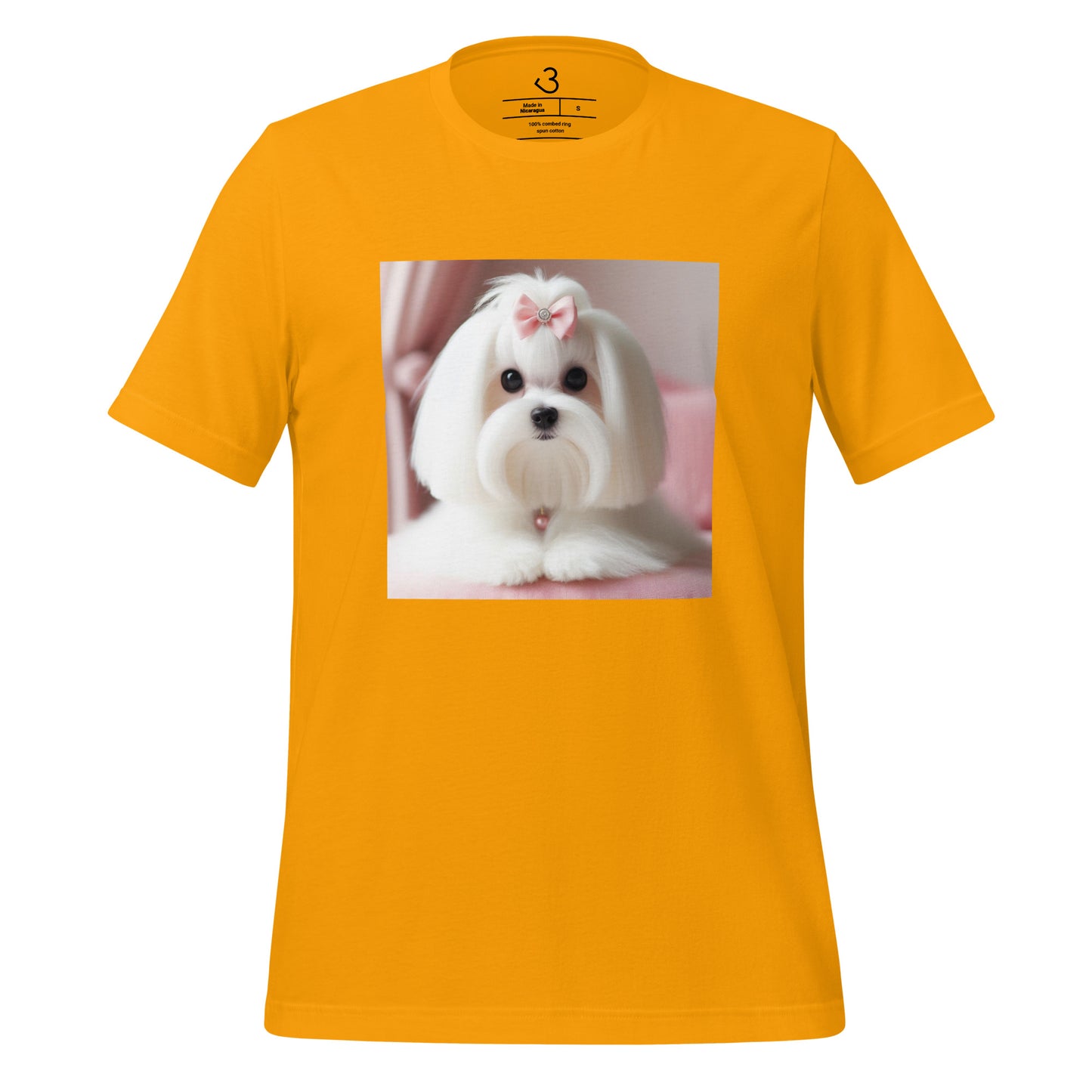 Camiseta bichón maltés princesa