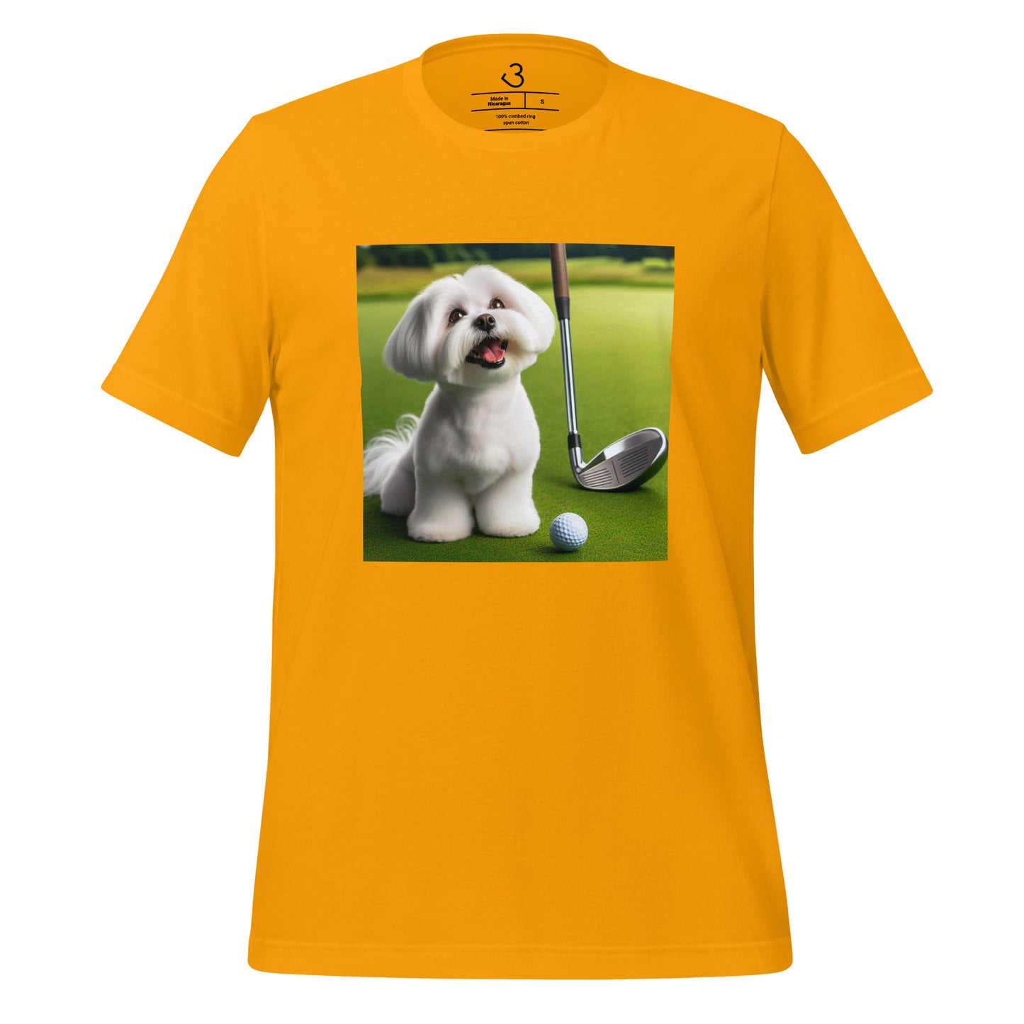 Camiseta bichón maltés golf