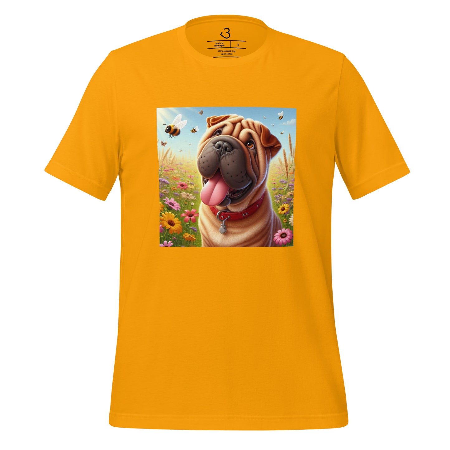 Camiseta shar pei happy