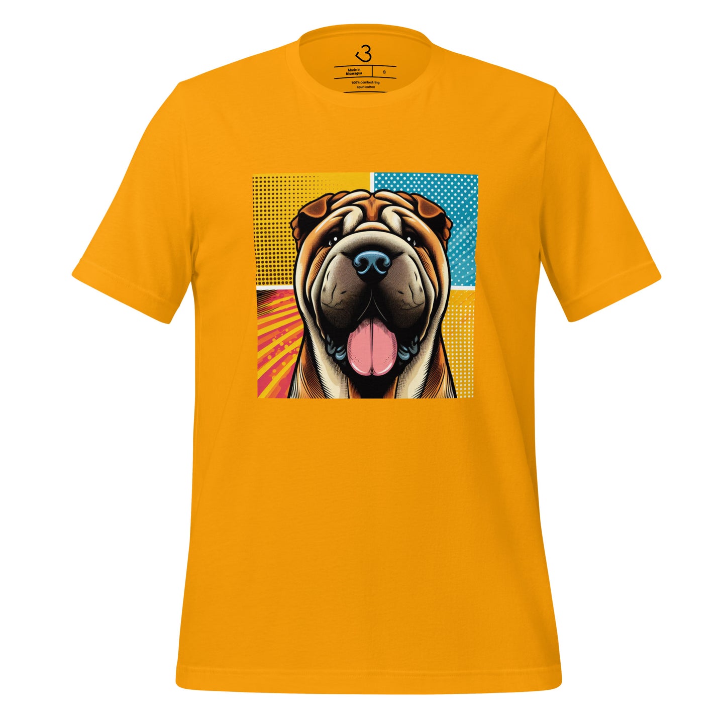 Camiseta shar pei art