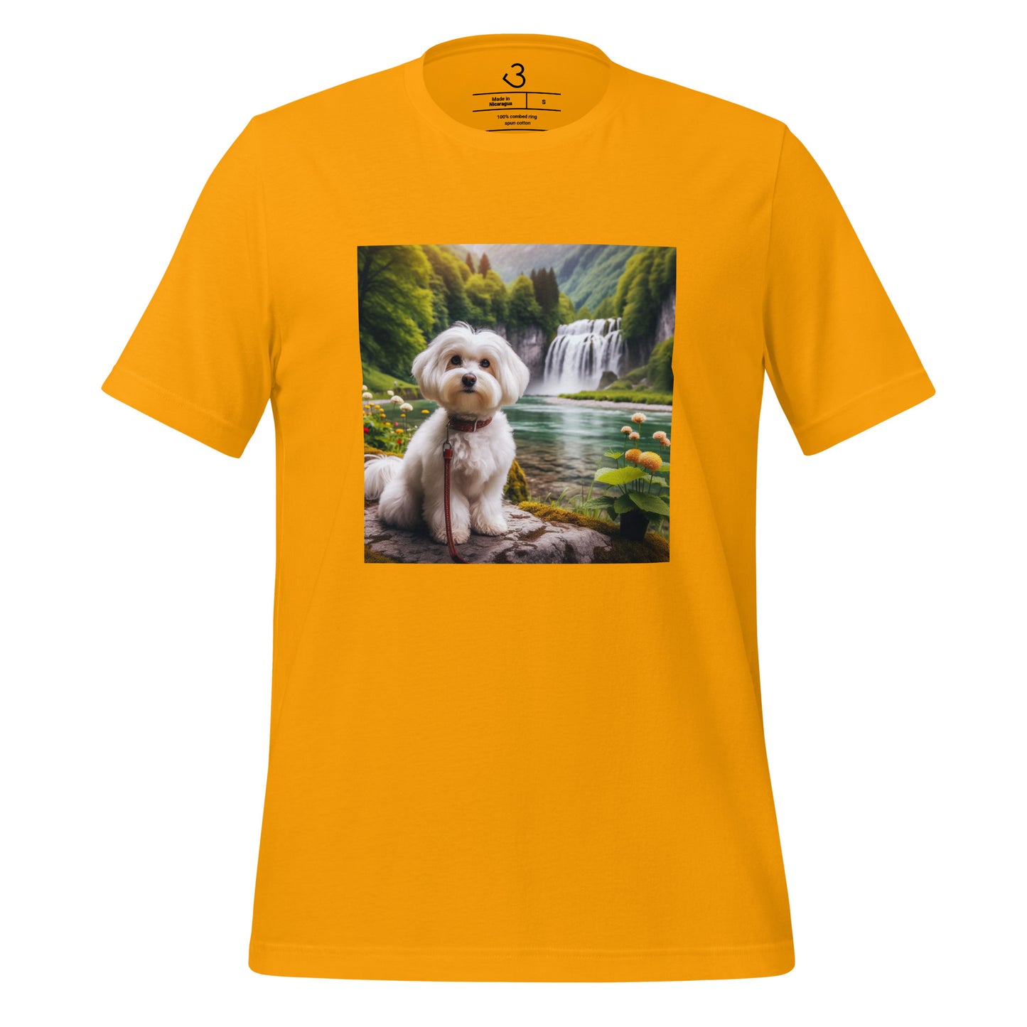 Camiseta bichón maltés nature