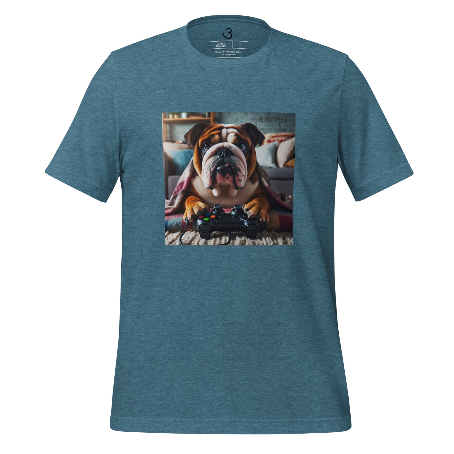 Camiseta bulldog gamer