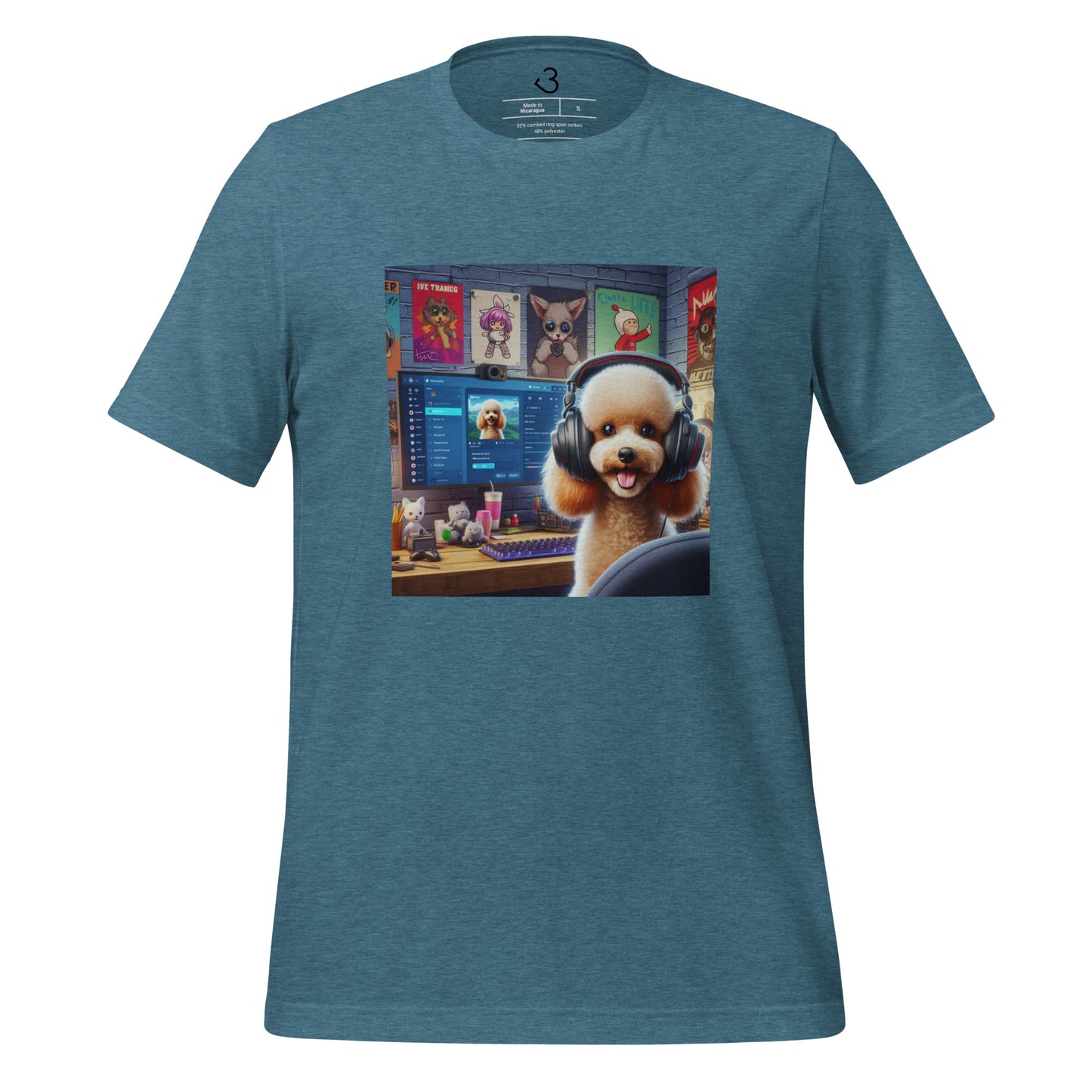 Camiseta caniche streamer