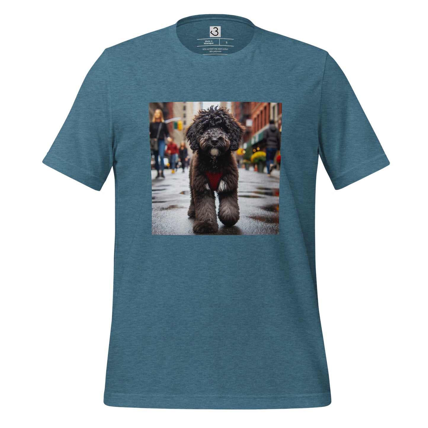 Camiseta water dog walking