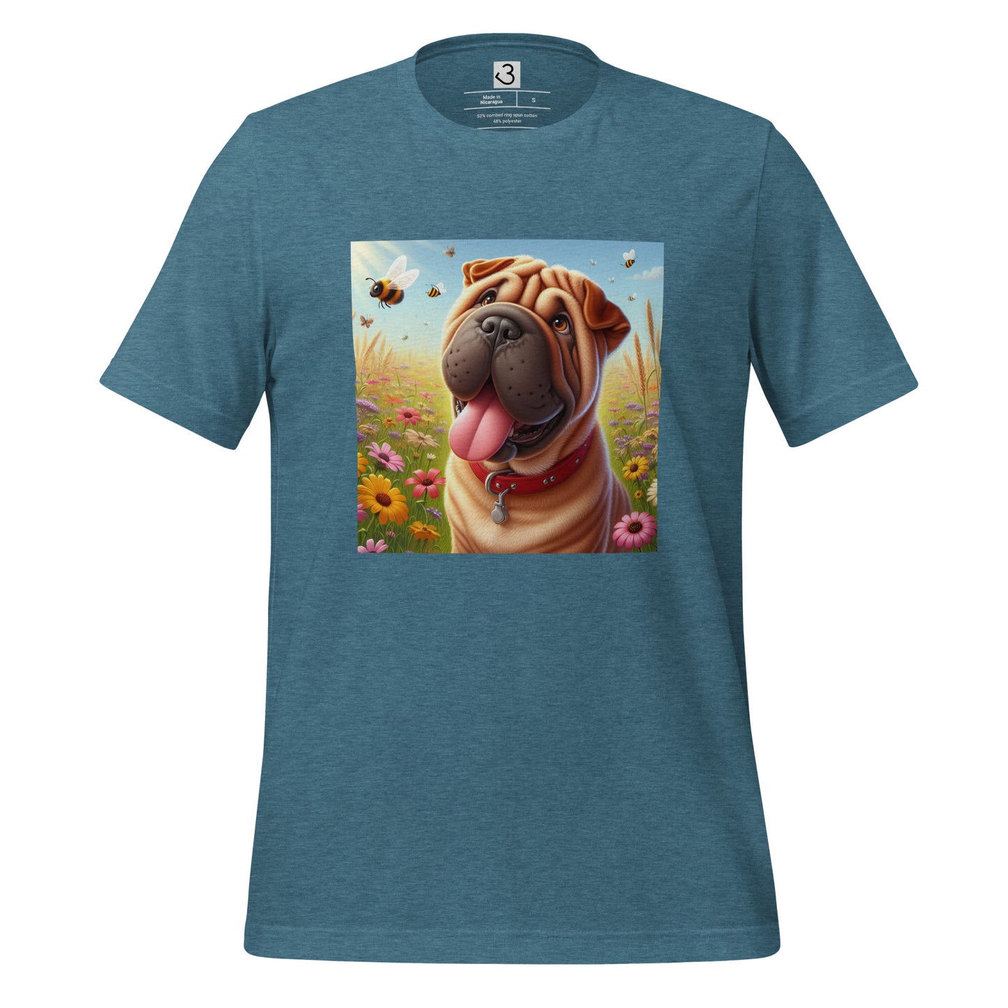 Camiseta shar pei happy