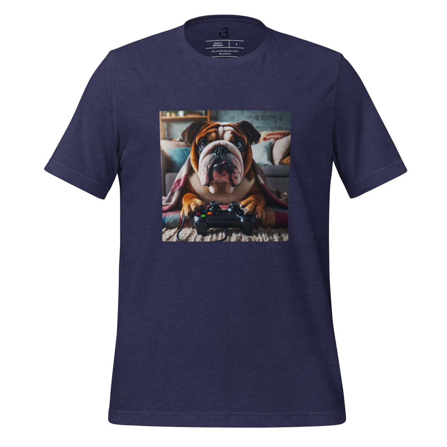 Camiseta bulldog gamer