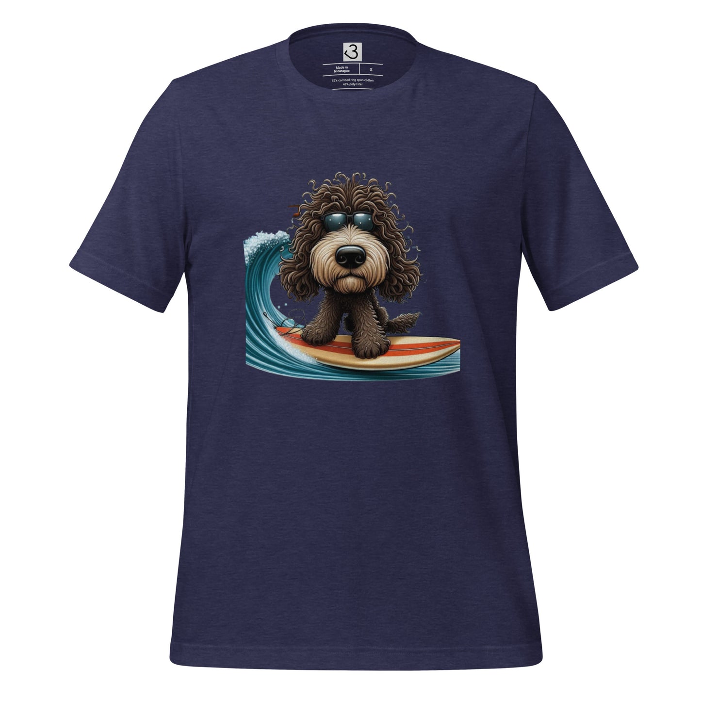 Camiseta water dog surfing