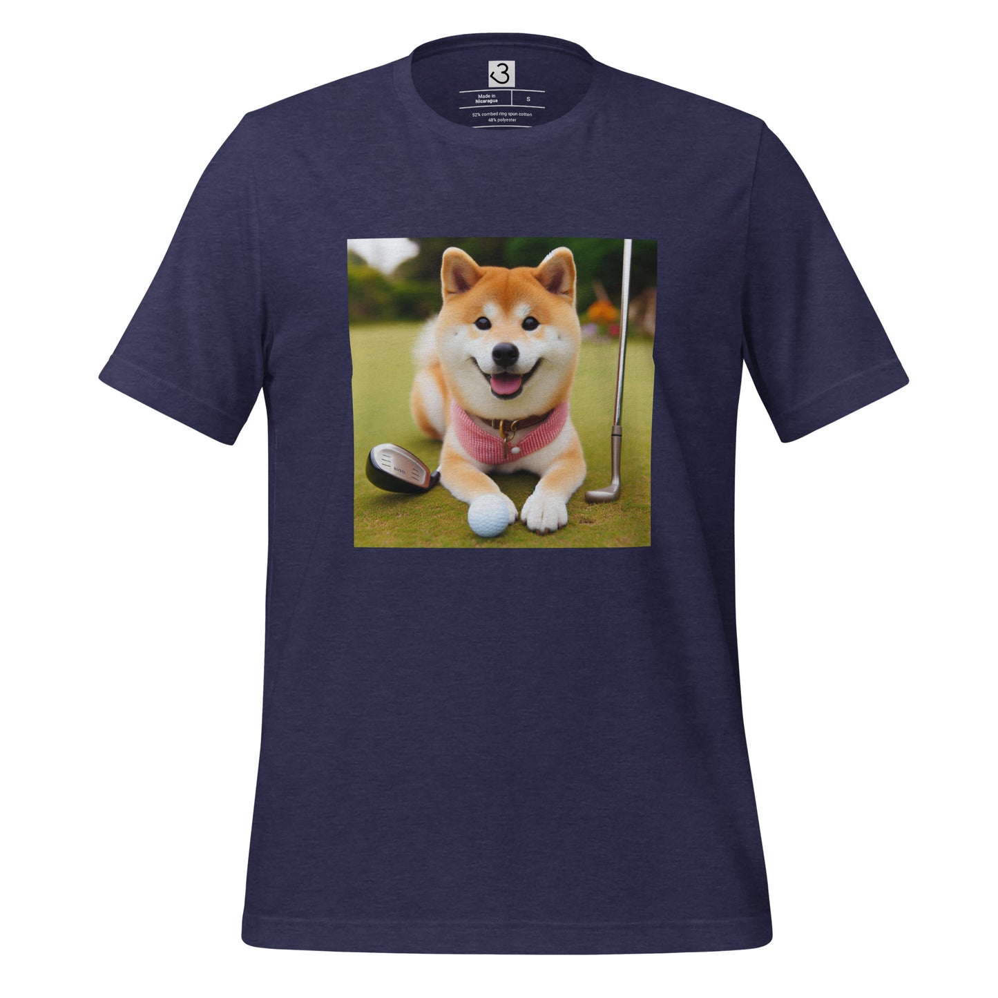 Camiseta shiba inu golf