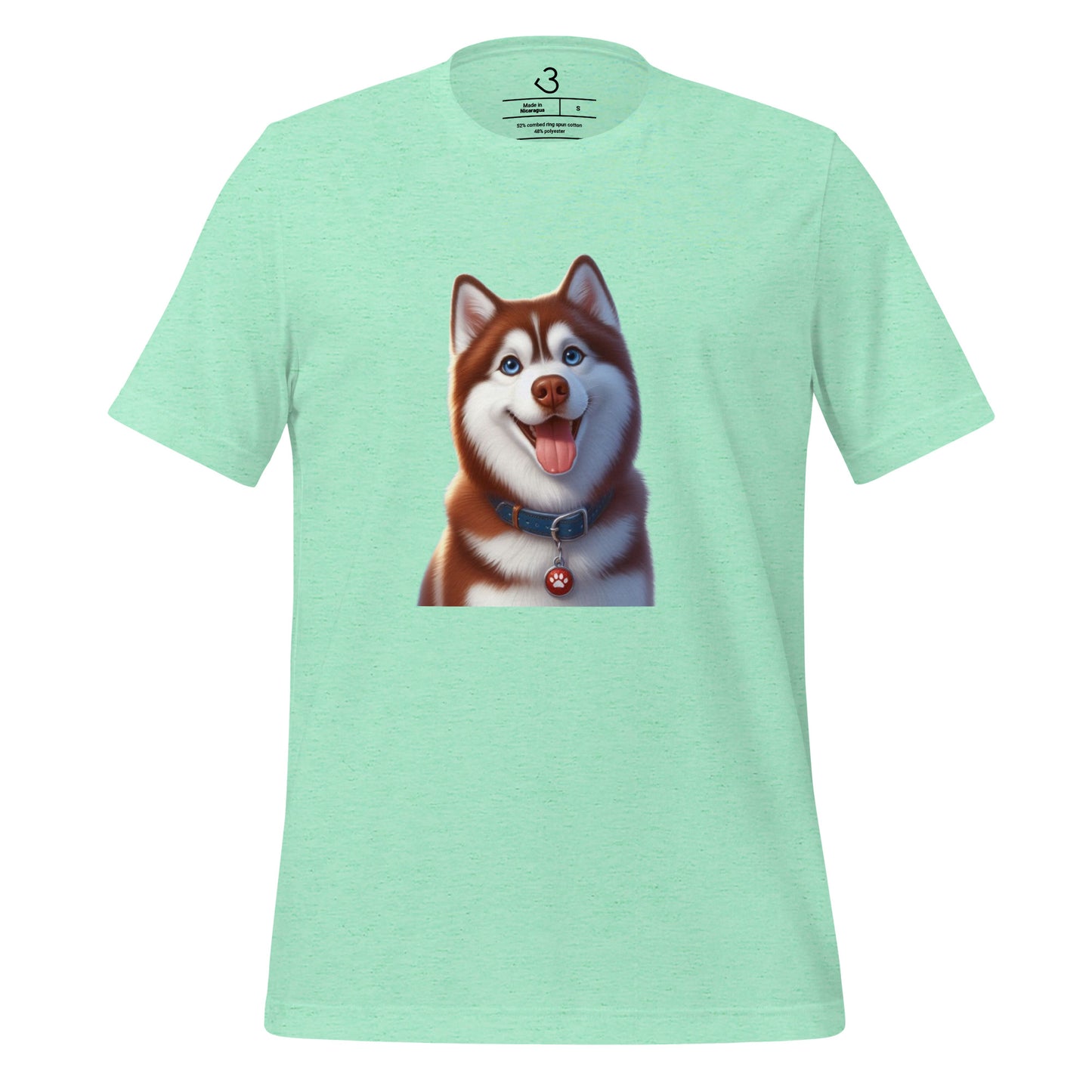 Camiseta husky happy