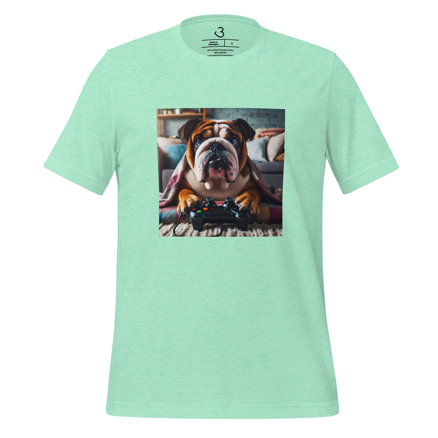 Camiseta bulldog gamer