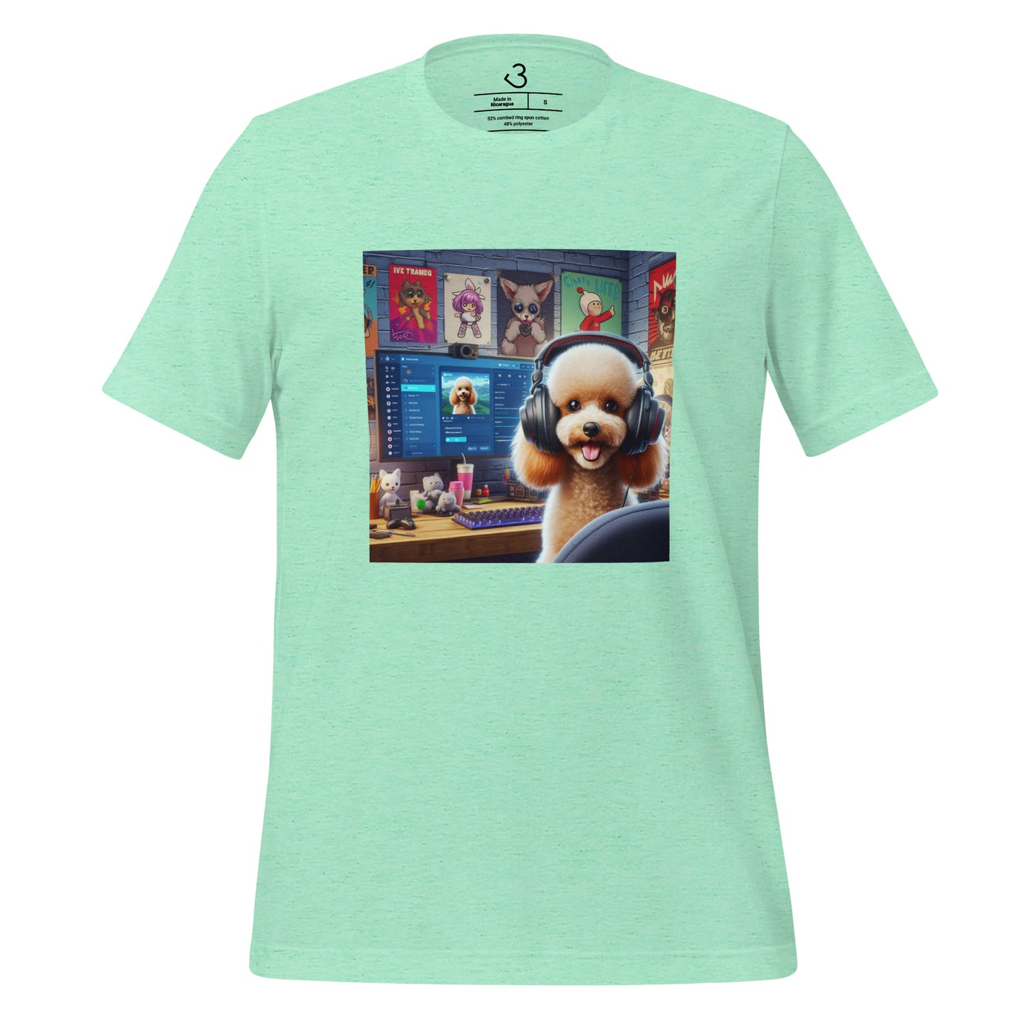 Camiseta caniche streamer