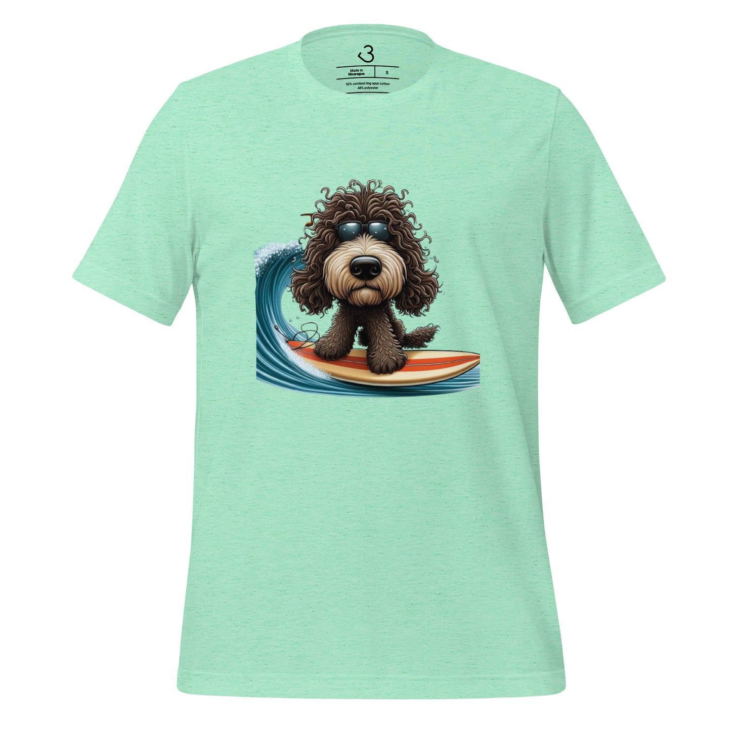 Camiseta water dog surfing