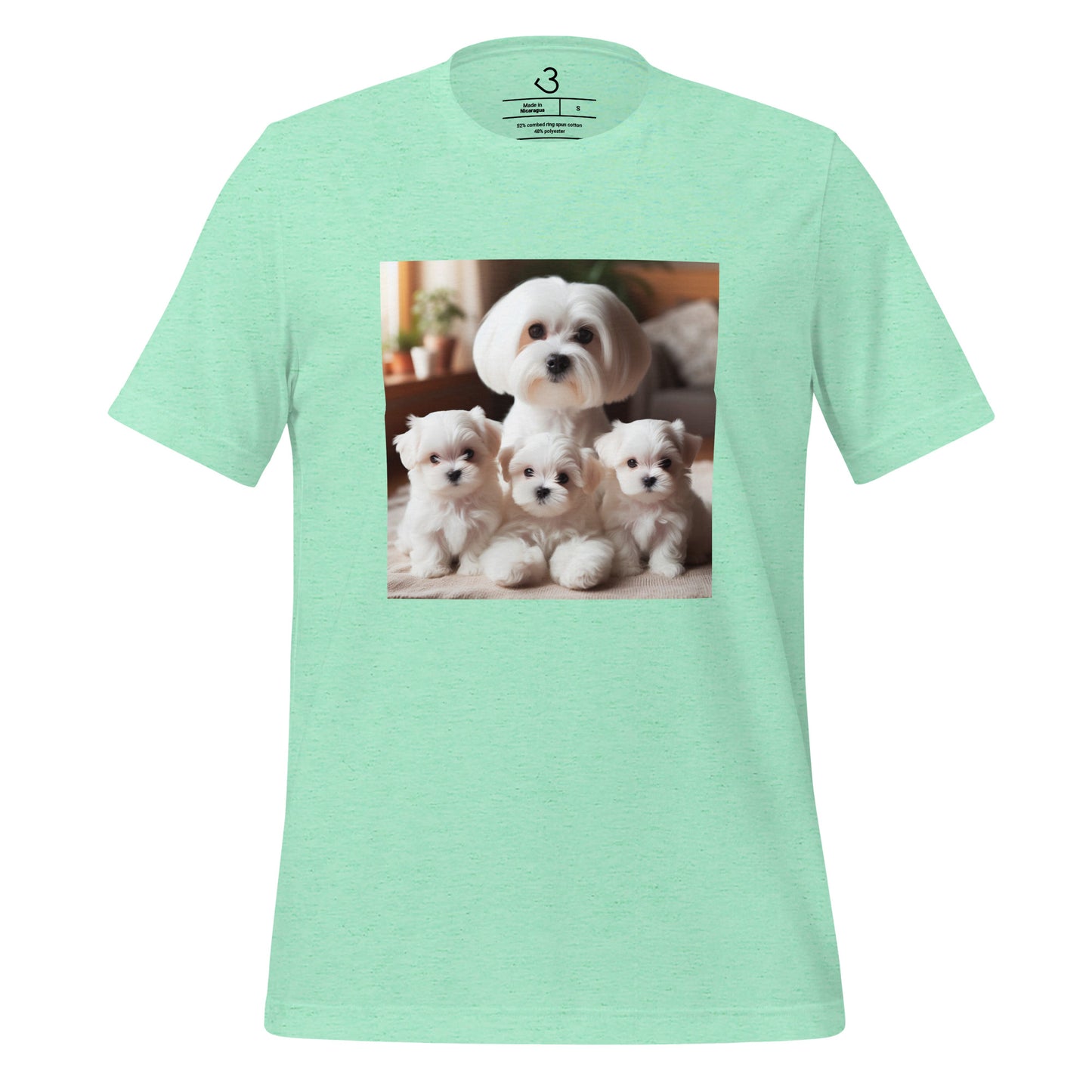 Camiseta bichón maltés family