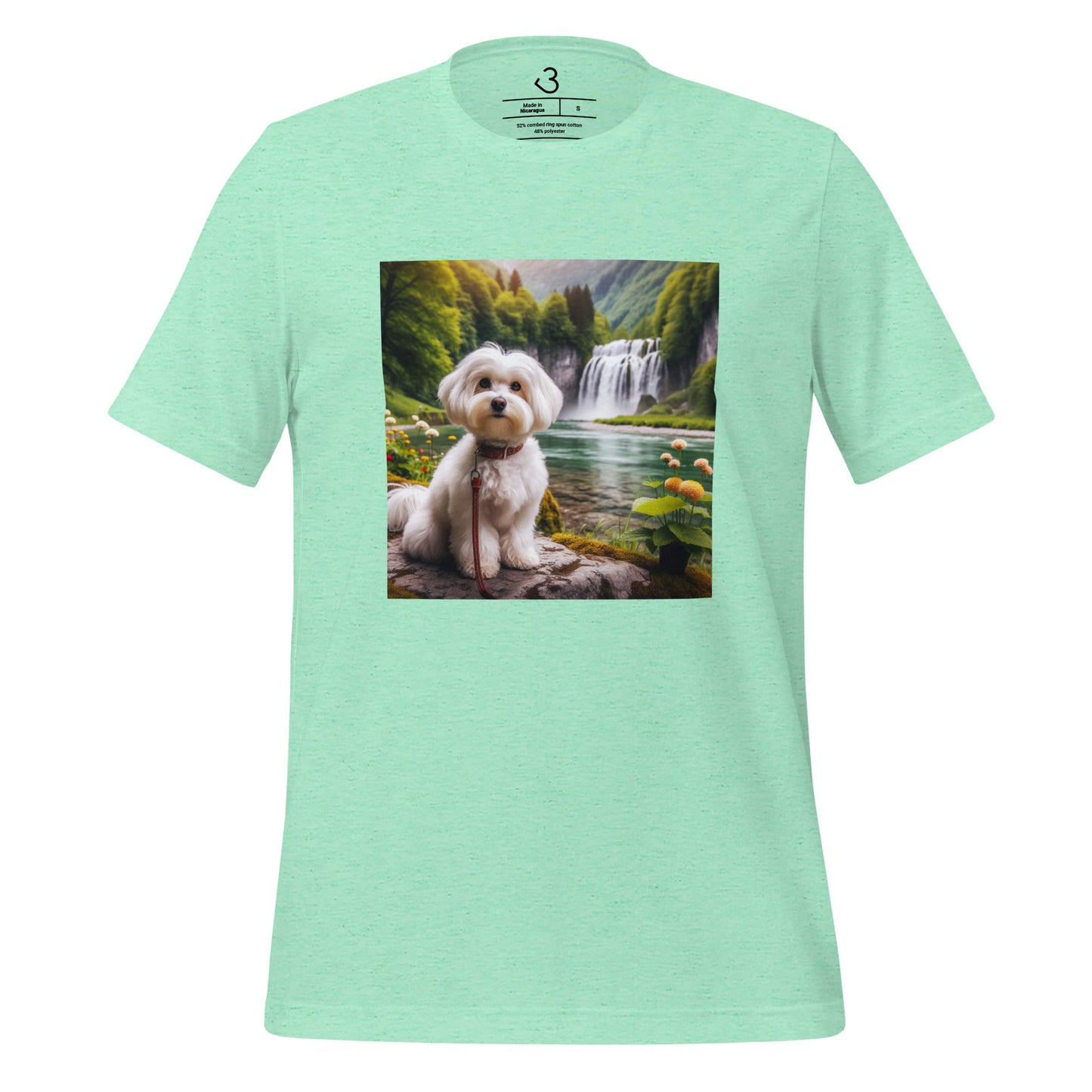 Camiseta bichón maltés nature