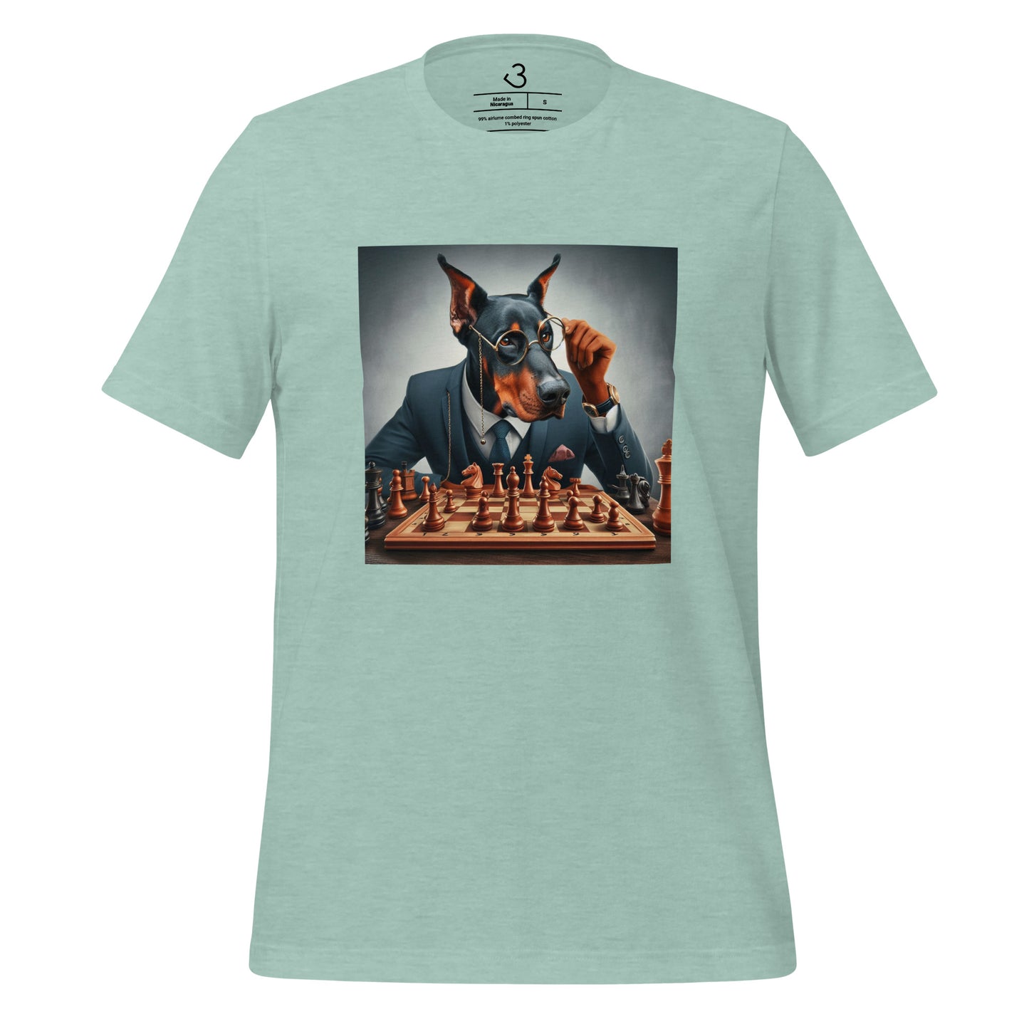 Camiseta Dóberman chess