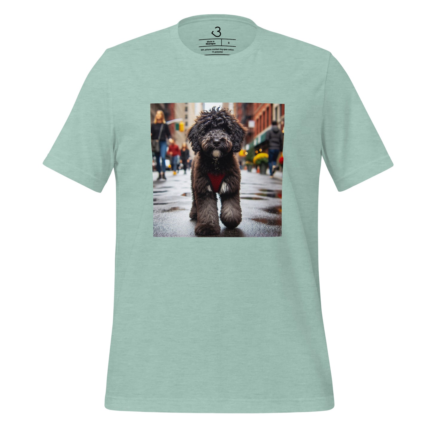 Camiseta water dog walking