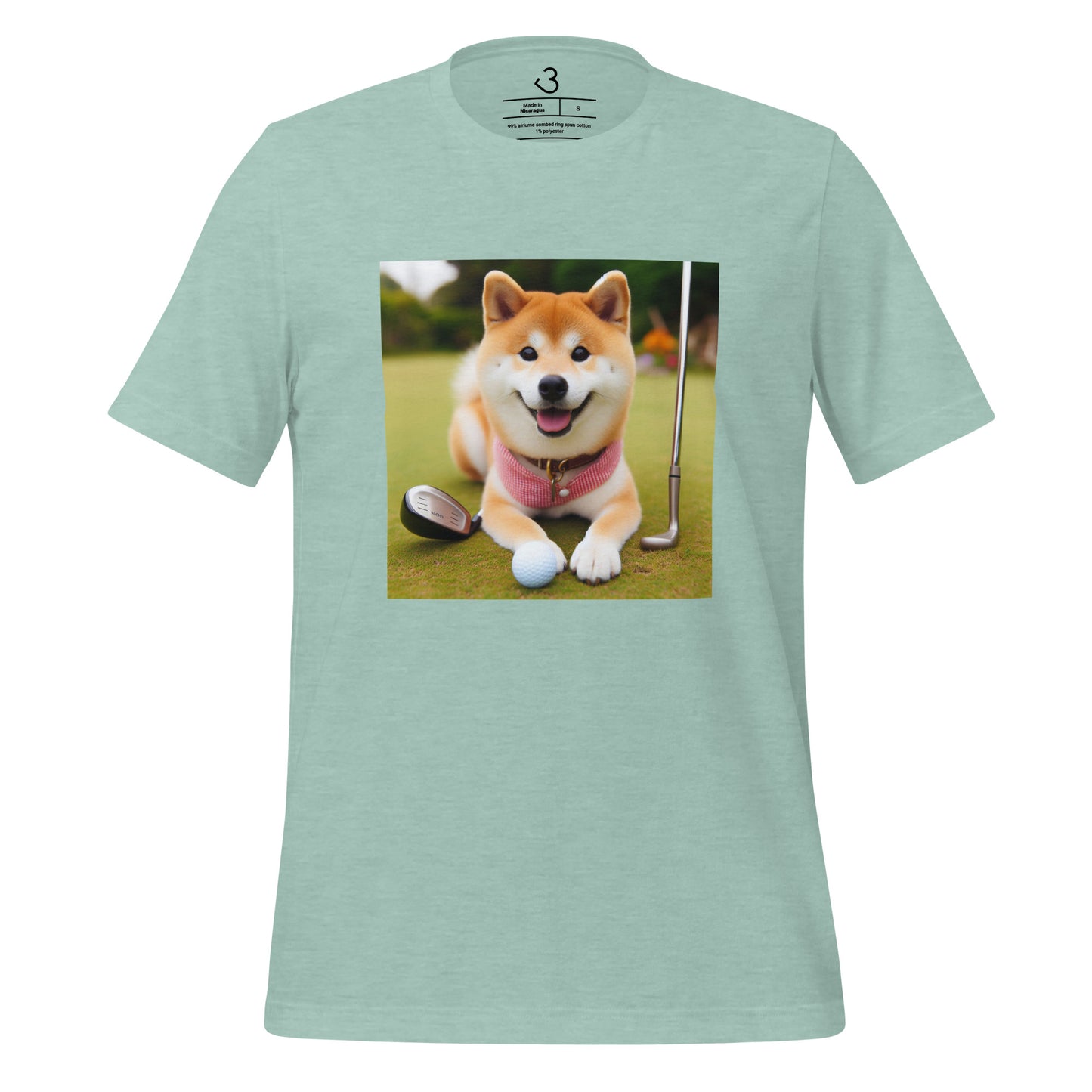 Camiseta shiba inu golf