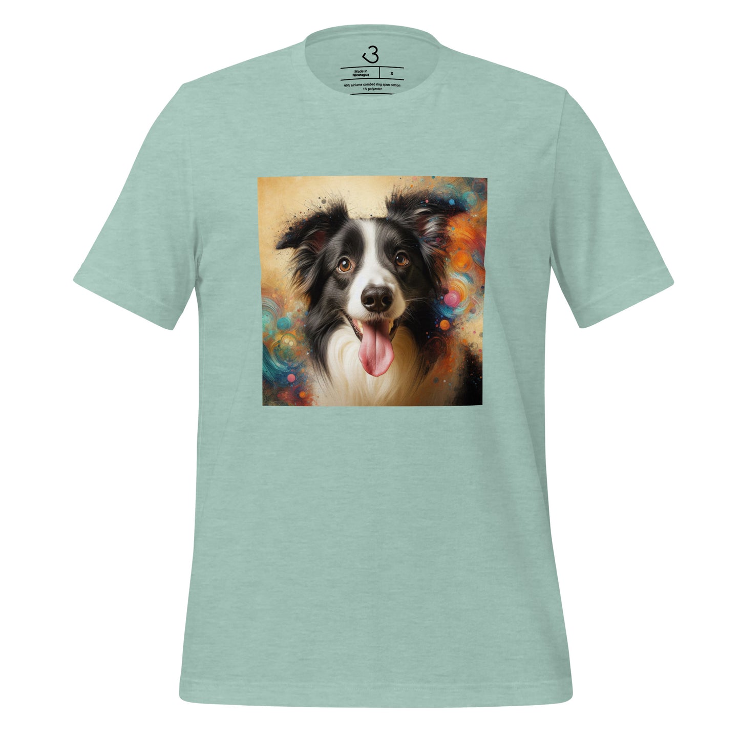 Camiseta collie art