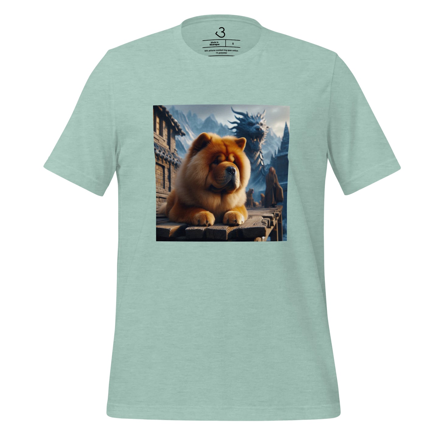 Camiseta chow chow dragon