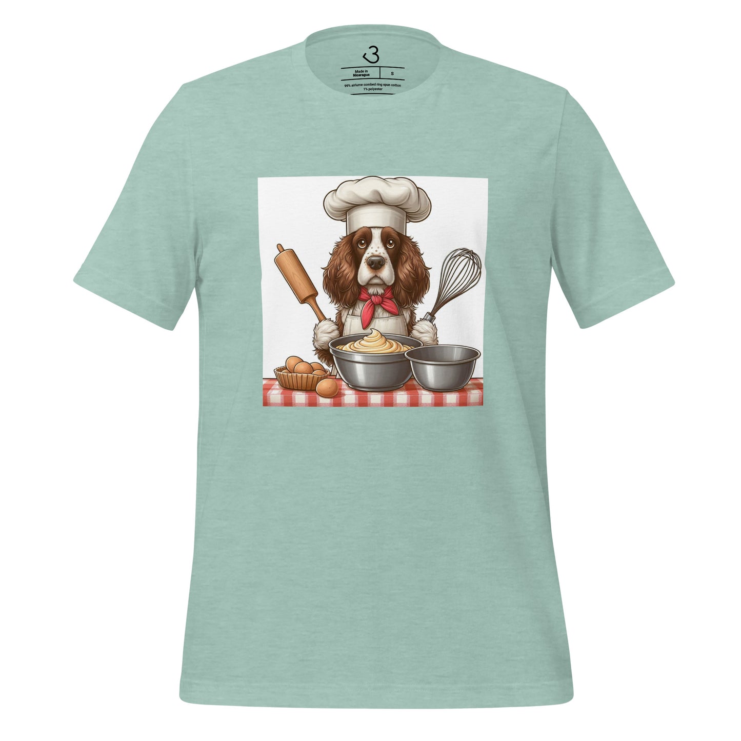 Camiseta cocker cocinero