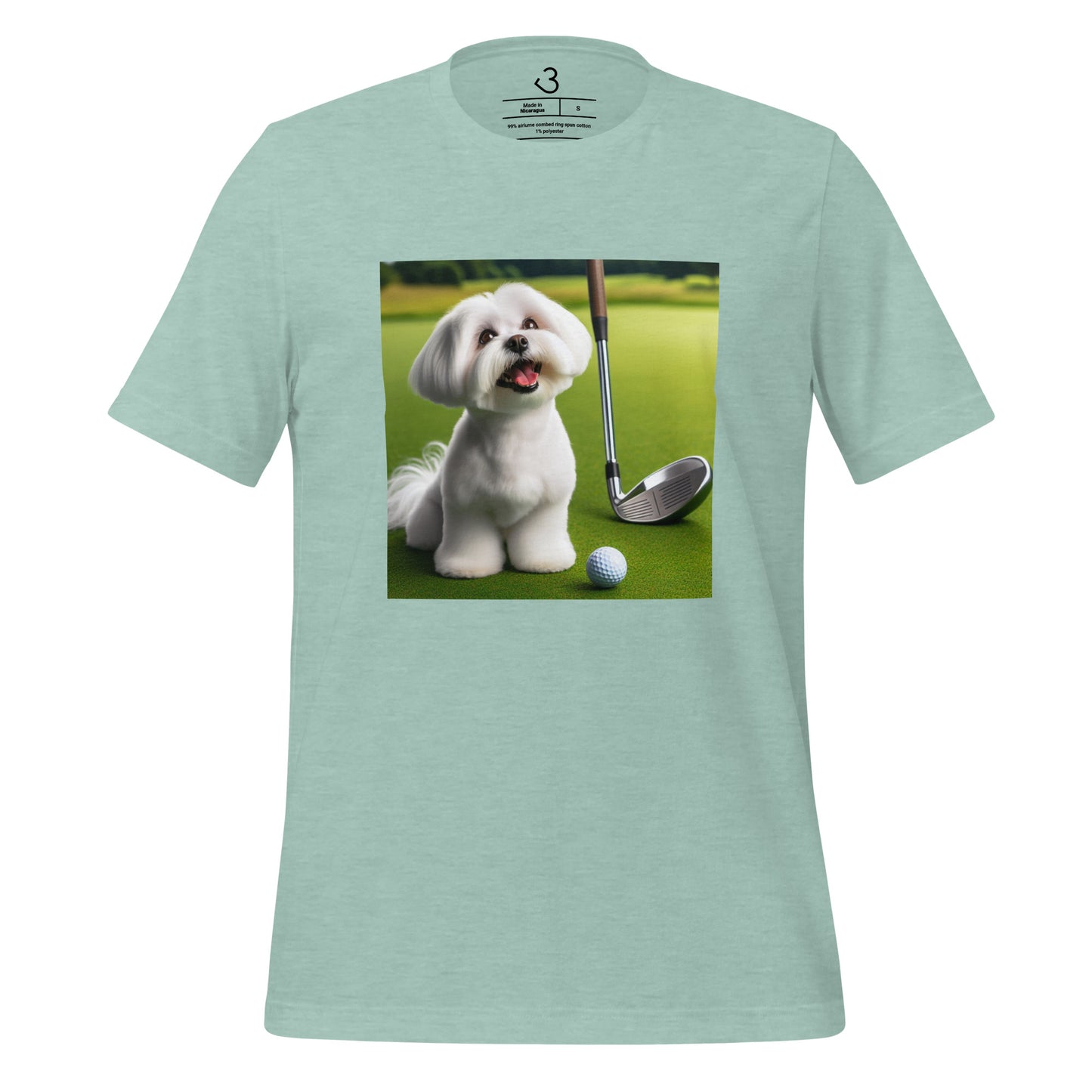 Camiseta bichón maltés golf